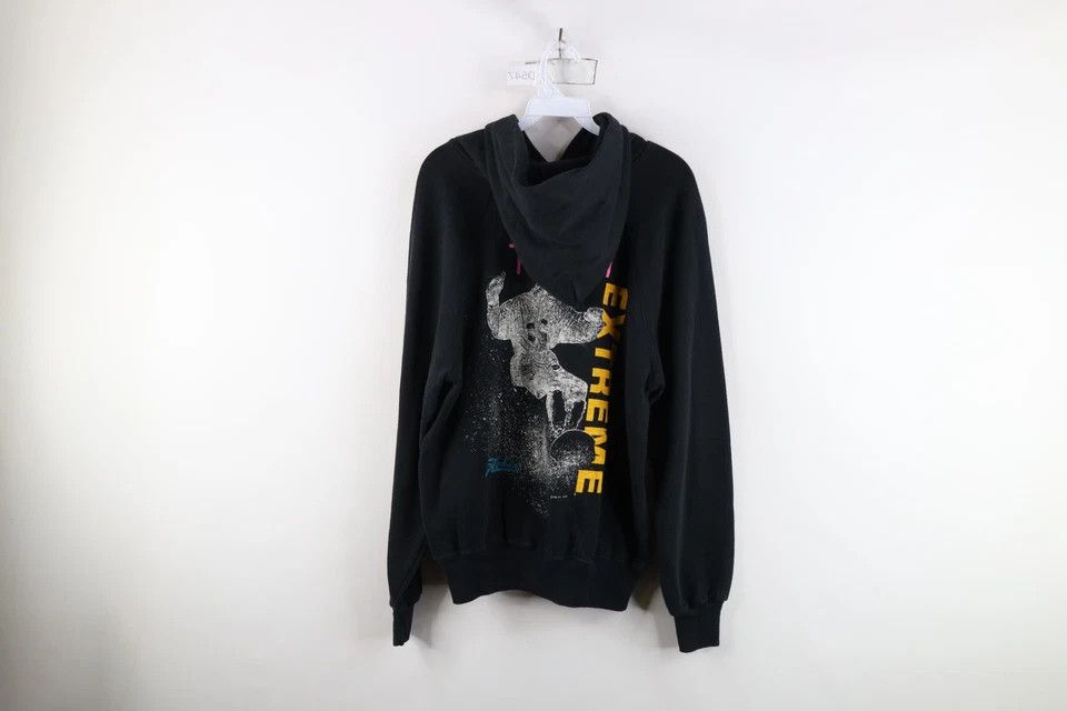 Vintage Vintage 80s Hobie Surfing Team Extreme Hoodie Sweatshirt USA Size US L / EU 52-54 / 3 - 13 Thumbnail