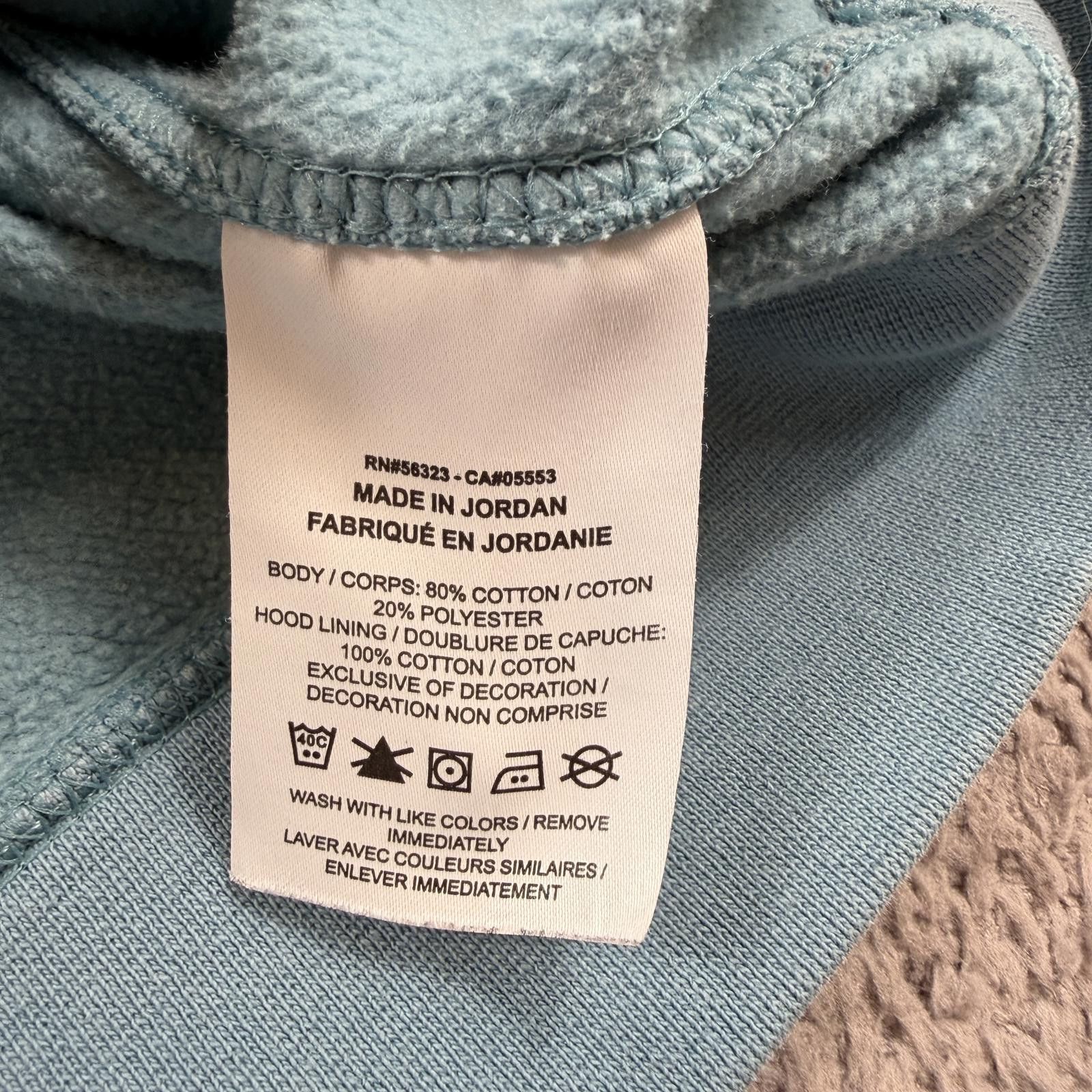 Nike Nike Mini Swoosh Hoodie Teal Distressed Wash Sweatshirt Mens Size US M / EU 48-50 / 2 - 10 Thumbnail