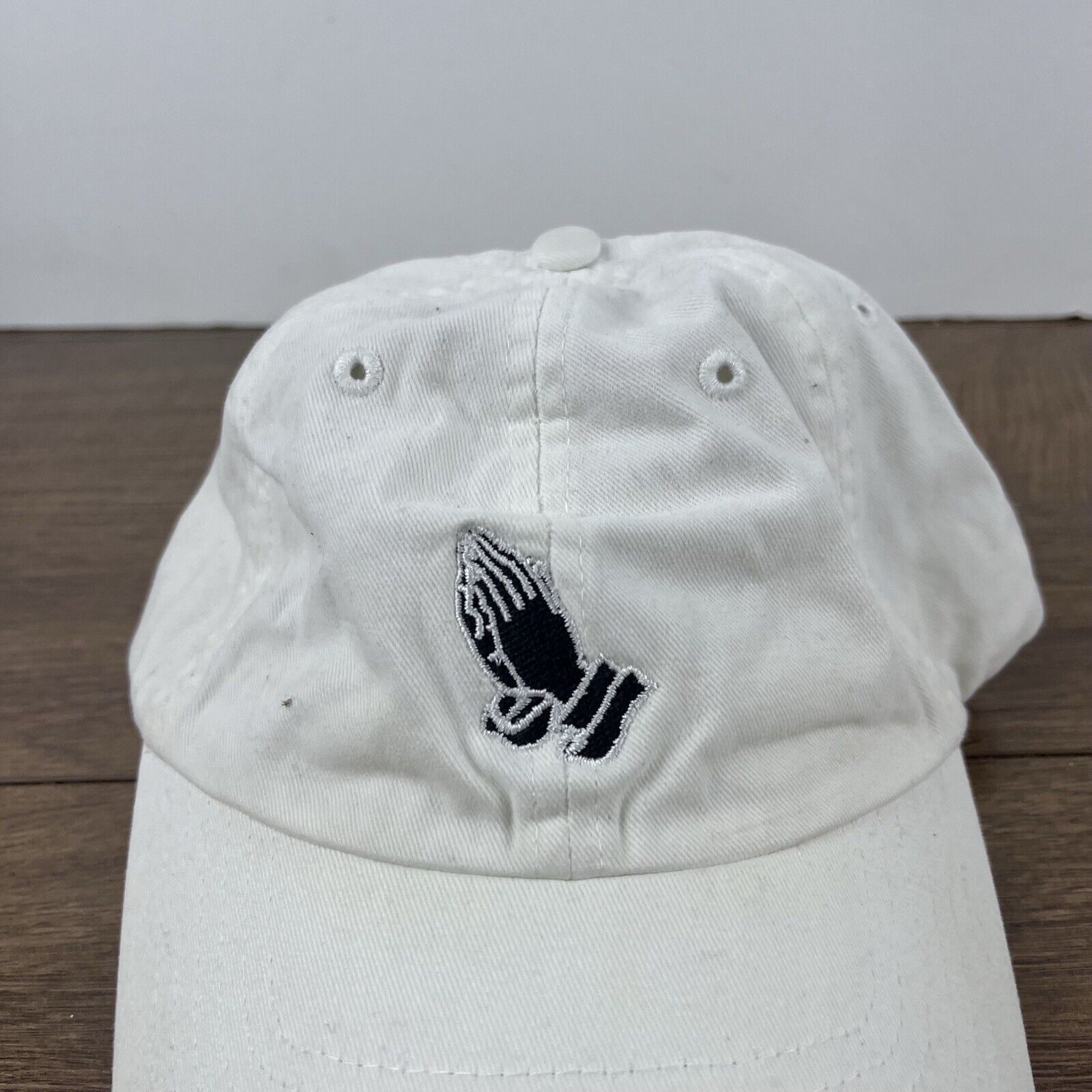 Other Praying Hands Hat Pray Adjustable Hat White Adjustable Hat W Size ONE SIZE - 6 Thumbnail
