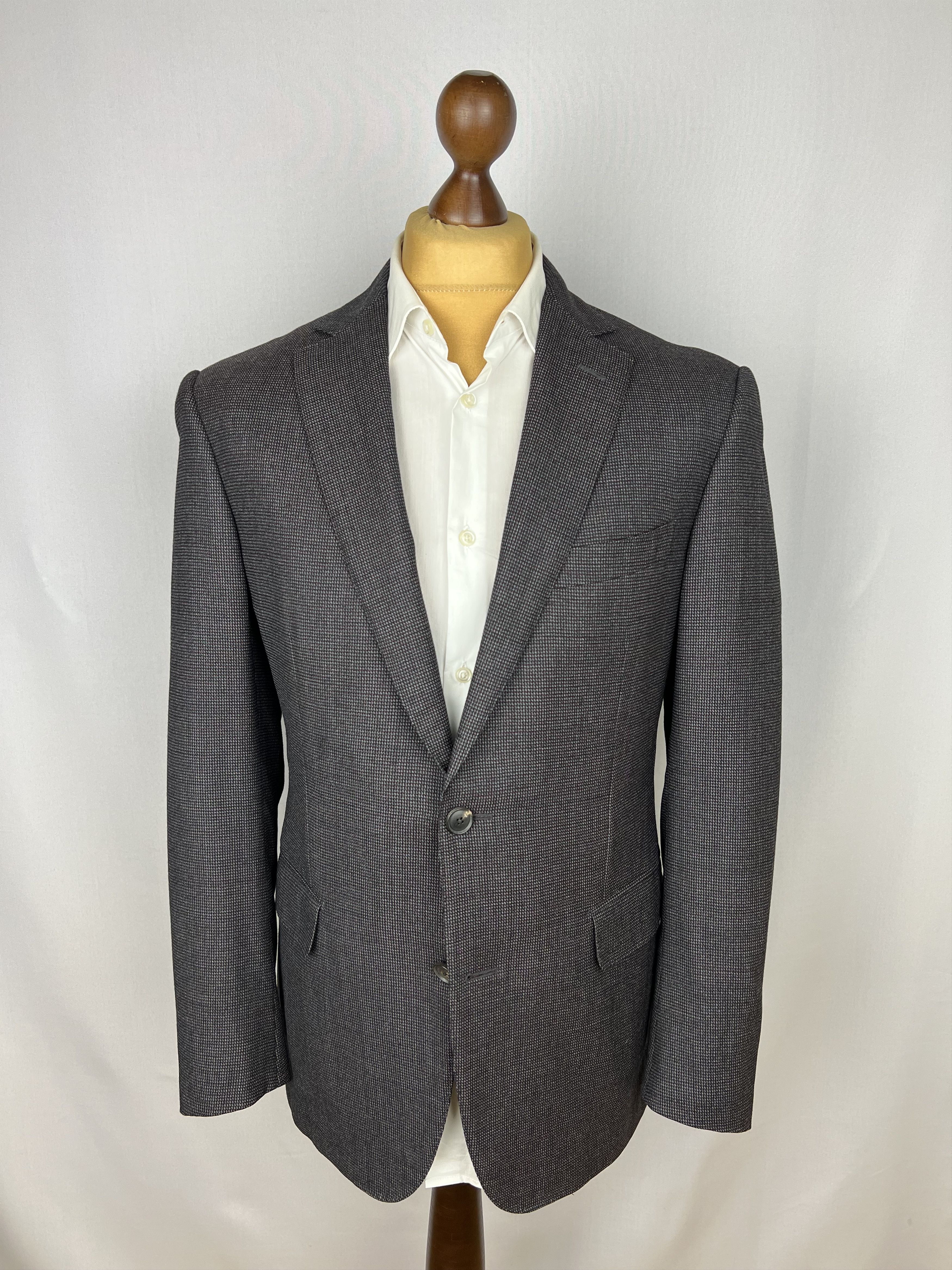 Recent Fresh Modern Knit Half-Lined 100% Wool Sport Coat