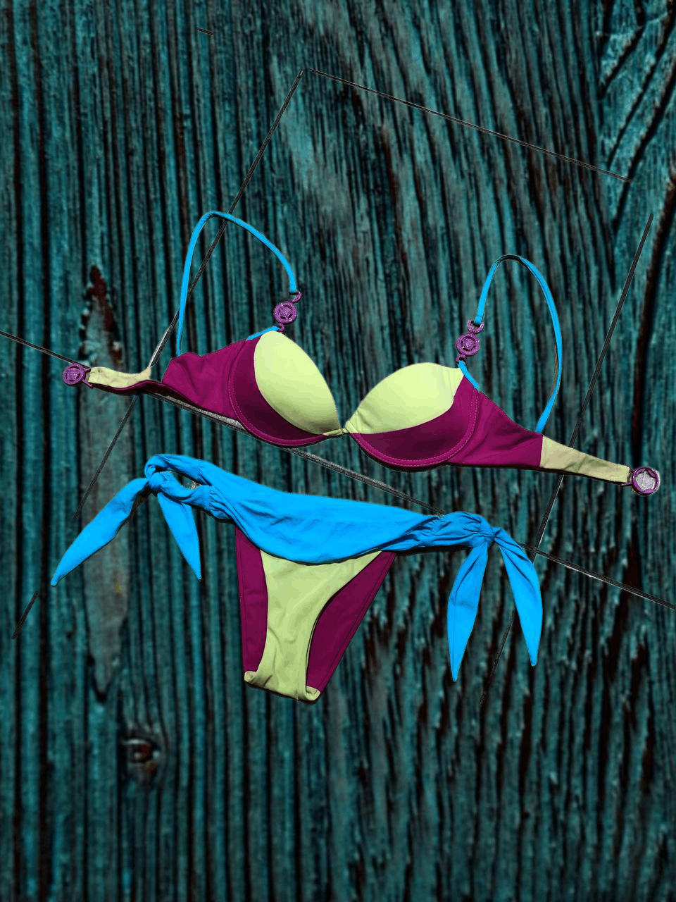 Versace VERSACE Bikini Swimsuit Sexy Bikini Outside Swimming Size ONE SIZE - 1 Thumbnail