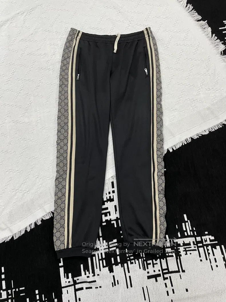 Gucci Gucci SizeL Logo sweatpants on the side Size US 35 - 1 Thumbnail