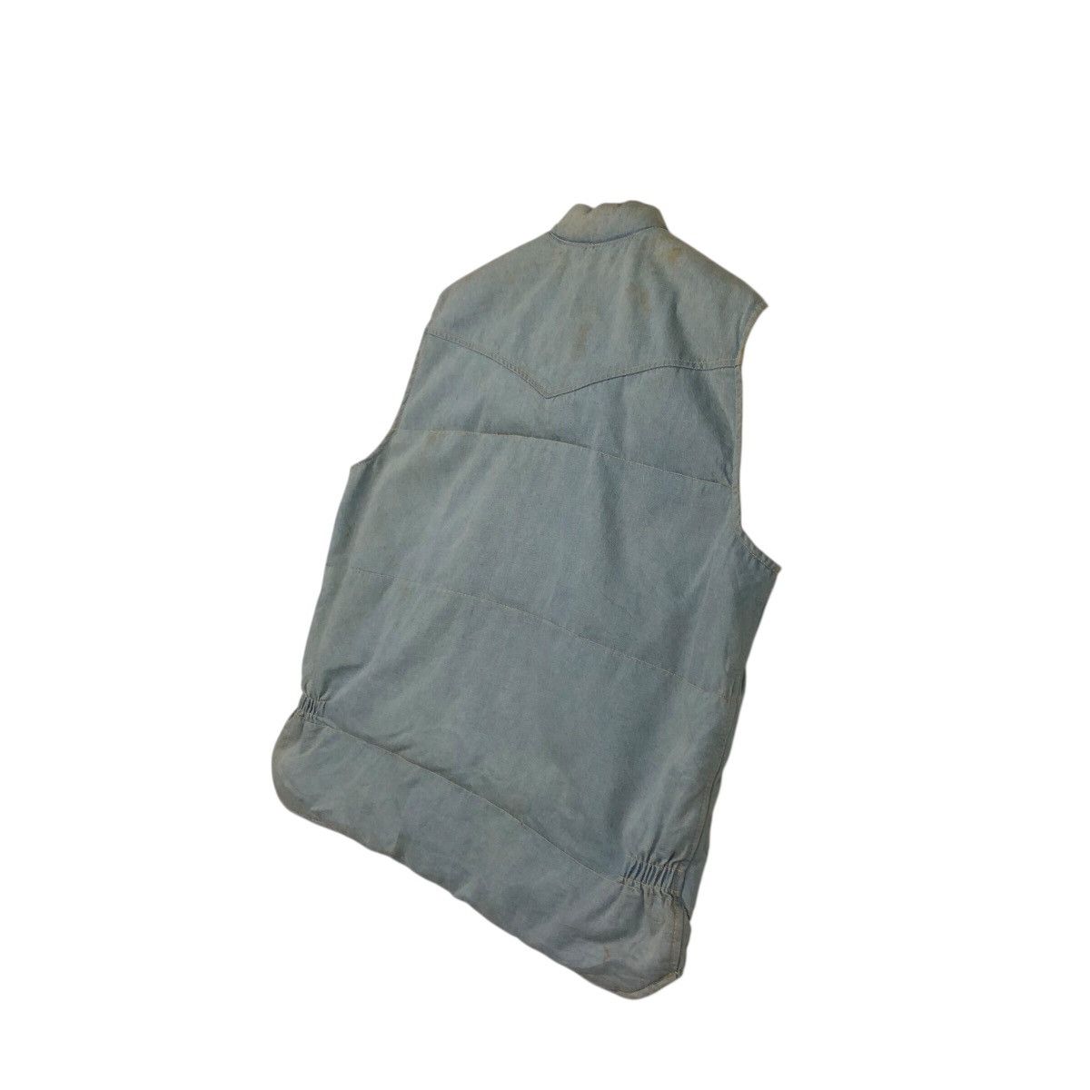Japanese Brand Big John Vintage Duck-Lined Denim Vest Size US L / EU 52-54 / 3 - 11 Thumbnail