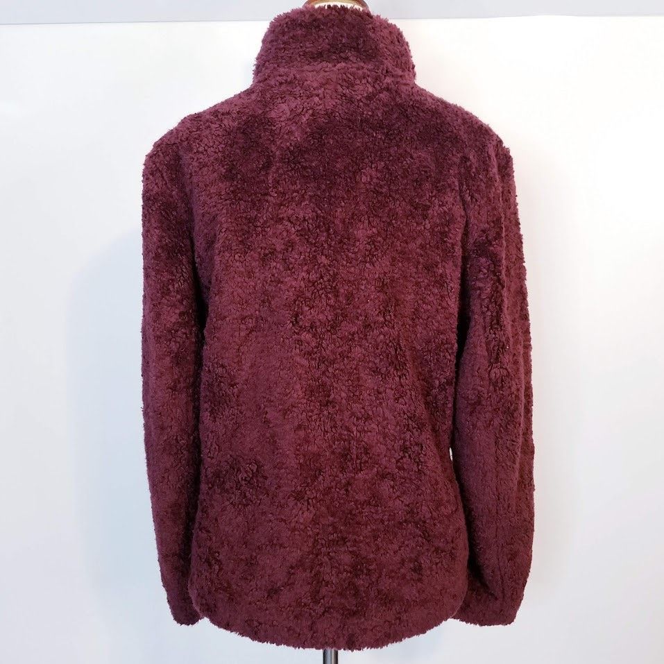 Pendleton Sherpa & Plaid Teddy Fleece Full Zip Jacket Size S red Size S / US 4 / IT 40 - 2 Thumbnail