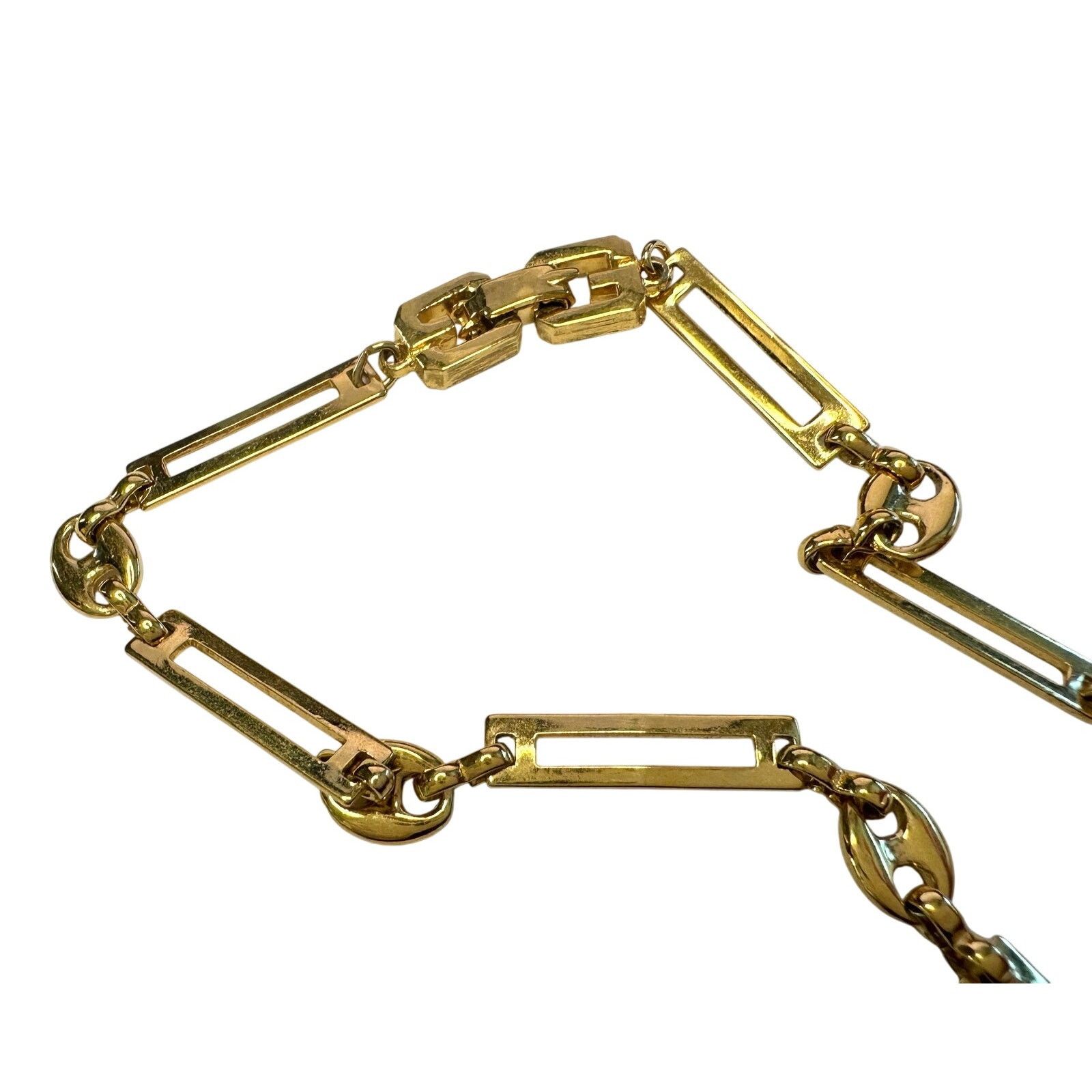 Givenchy Givenchy Necklace with Unique Flat Rectangle Links Size ONE SIZE - 7 Thumbnail
