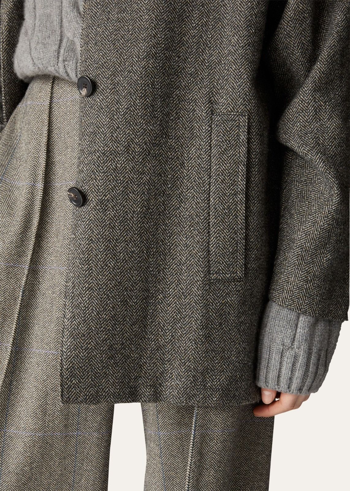 Loro Piana o1srvl11e1125 FAN2558 Safiya Jacket in Grey Size M / US 6-8 / IT 42-44 - 7 Thumbnail