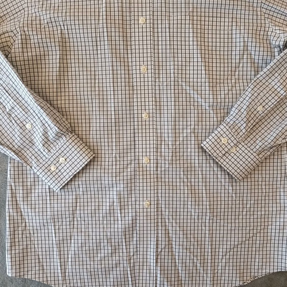 Brooks Brothers Brooks Brothers Shirt Mens Size 16 Gray Plaid Regent Long Sleeve Button Down Shirt Mens Regular Cotton Dress Shirt Women None Size US L / EU 52-54 / 3 - 4 Thumbnail