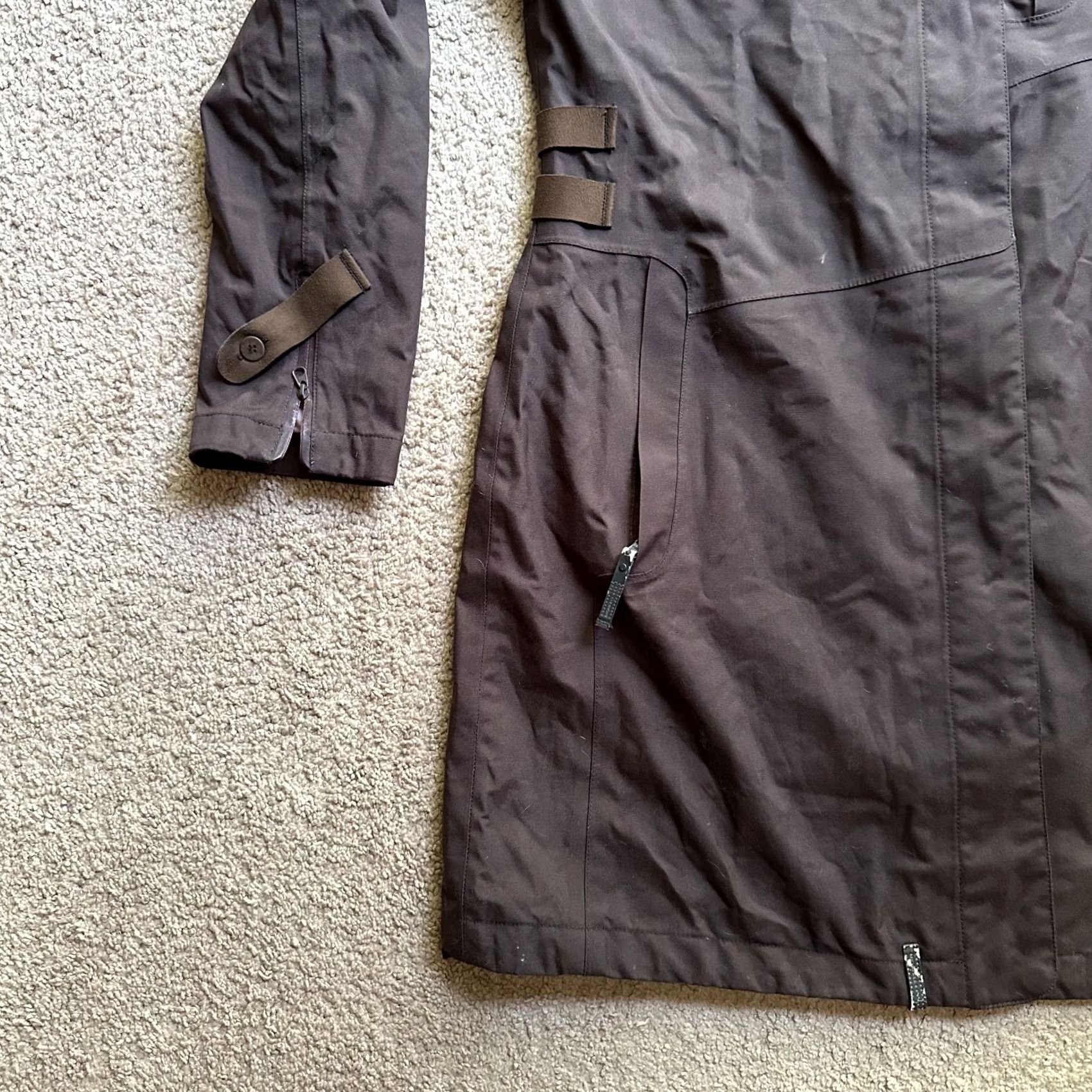 Merrell Merrell Jacket Womens Large Full Zip Nylon Mock Neck Pockets Brown Size L / US 10 / IT 46 - 6 Thumbnail