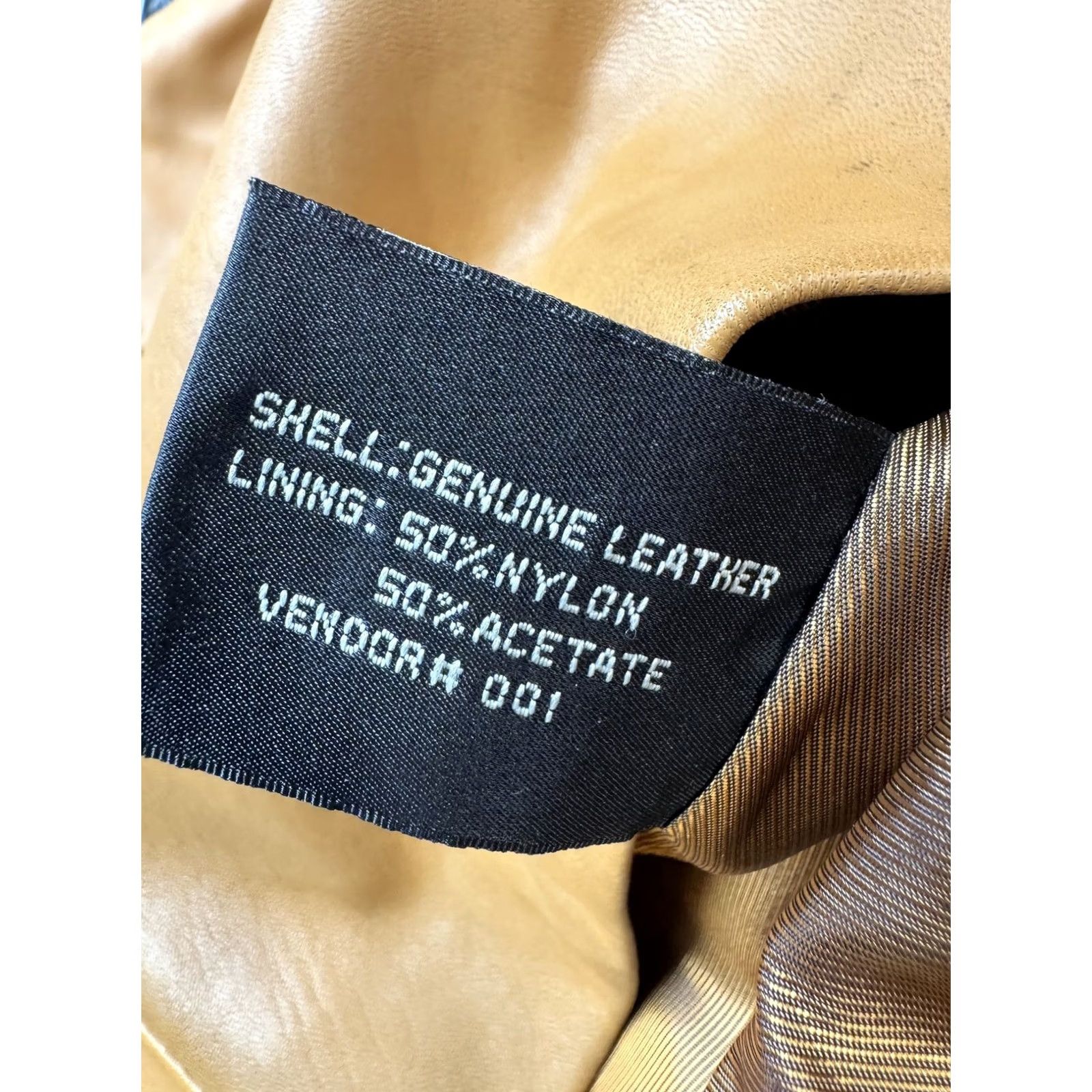Vintage VINTAGE LNR by La Nouvelle Renaissance Women's Petite Small Tan Brown Leather Coat Size S / US 4 / IT 40 - 6 Thumbnail