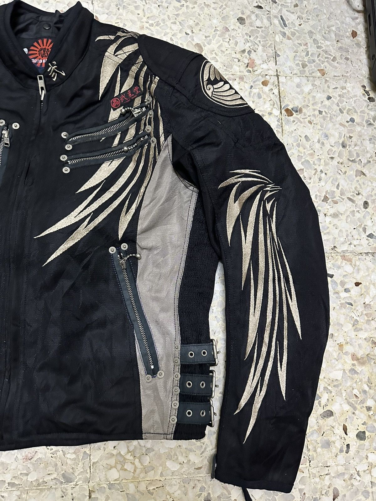 Hysteric Glamour × Japanese Brand Rare Japan Traditional Motocycle Equipment MotoJacket Racing Size US L / EU 52-54 / 3 - 6 Thumbnail