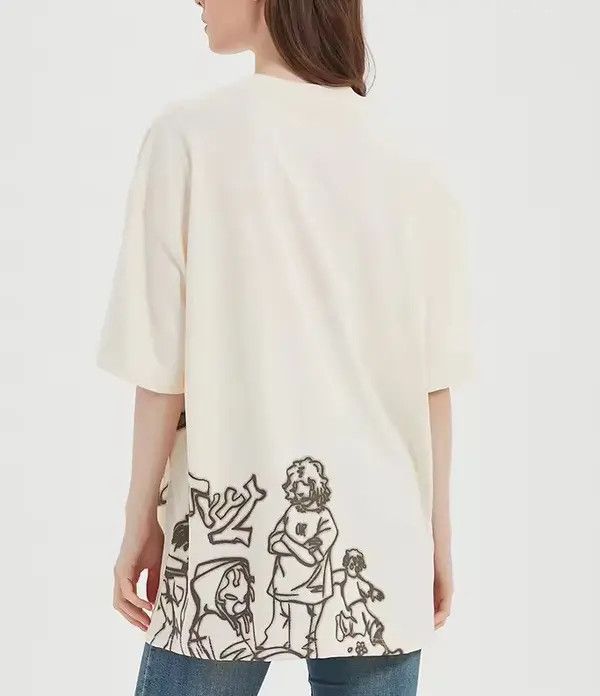 Japanese Brand Streetwear Funny Anime Cartoon Graphic Oversized T-Shirt y2k Size US M / EU 48-50 / 2 - 6 Thumbnail