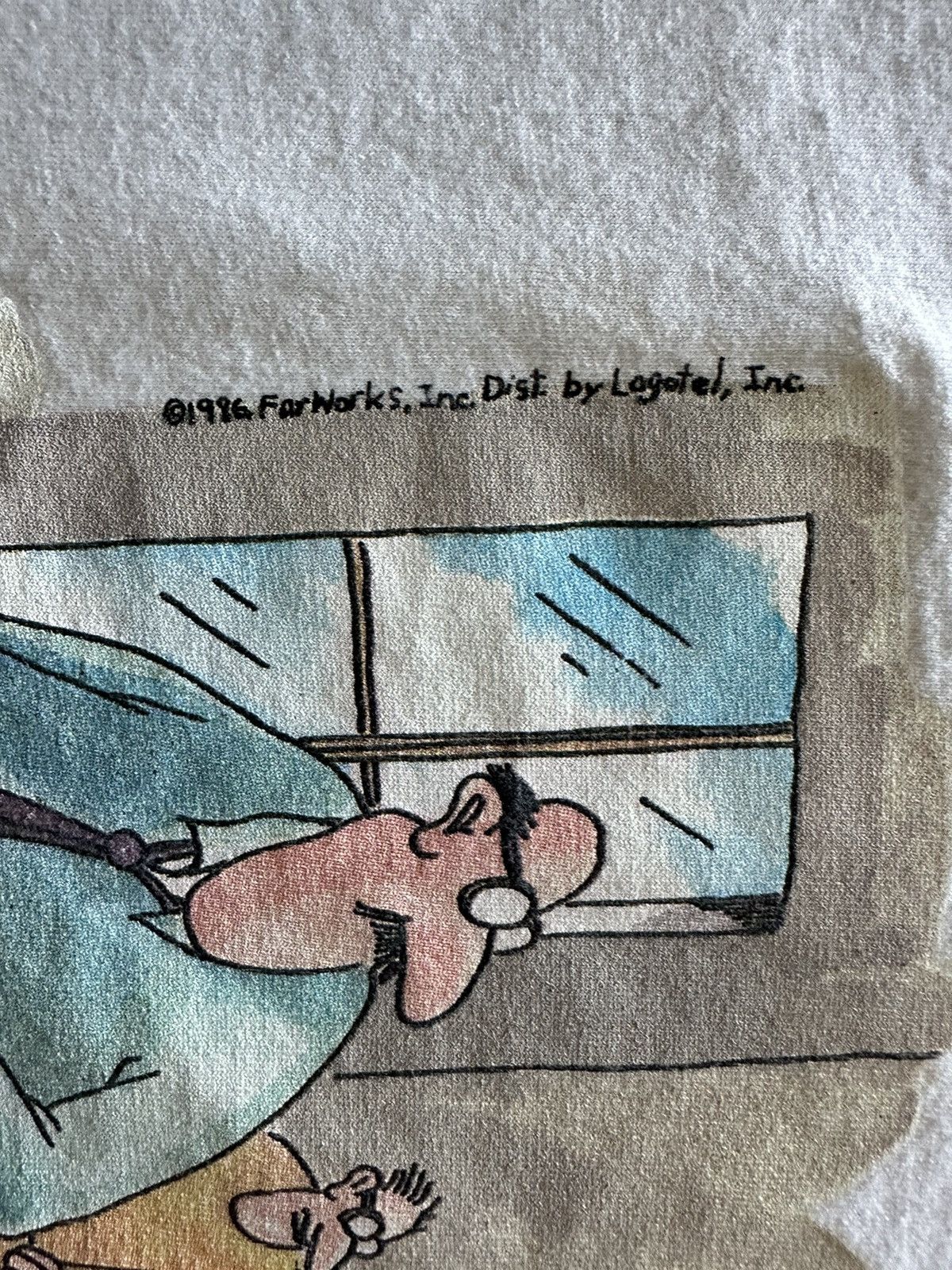 Vintage Vintage 1986 The Far Side My Brain is Full Comic Tee XL Size US XL / EU 56 / 4 - 3 Thumbnail