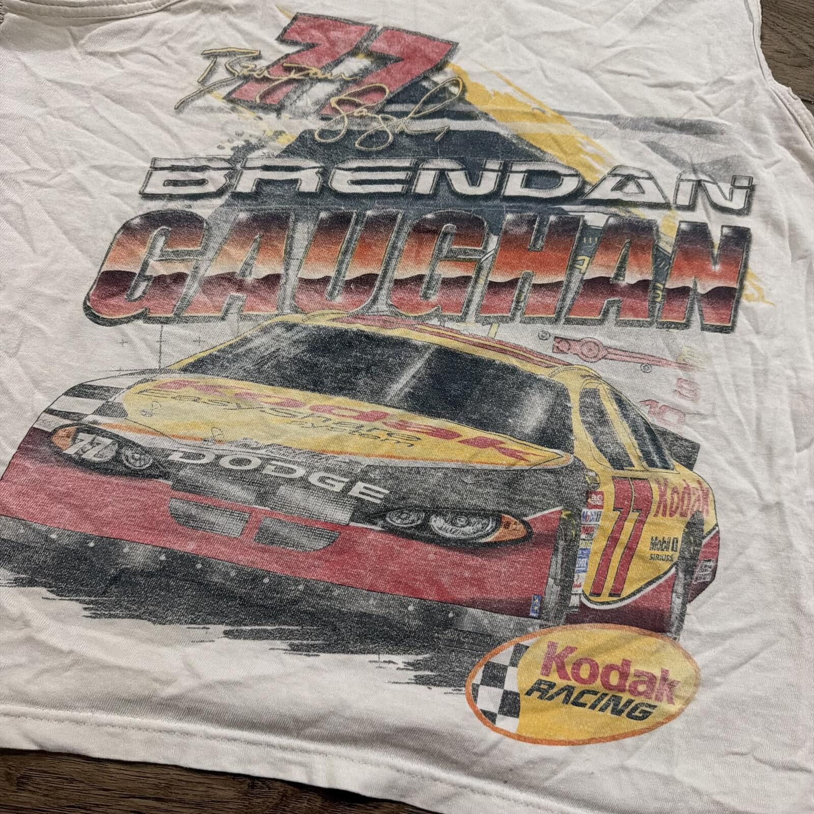 Chase Authentics Vintage Y2K NASCAR Brendan Gaughan Kodak Racing Tank Top Size US L / EU 52-54 / 3 - 3 Thumbnail