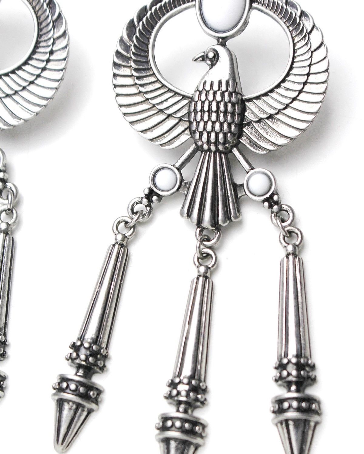 Vintage 2000S JAPANESE MADE MYTHIC EAGLE EARRINGS Size ONE SIZE - 5 Thumbnail