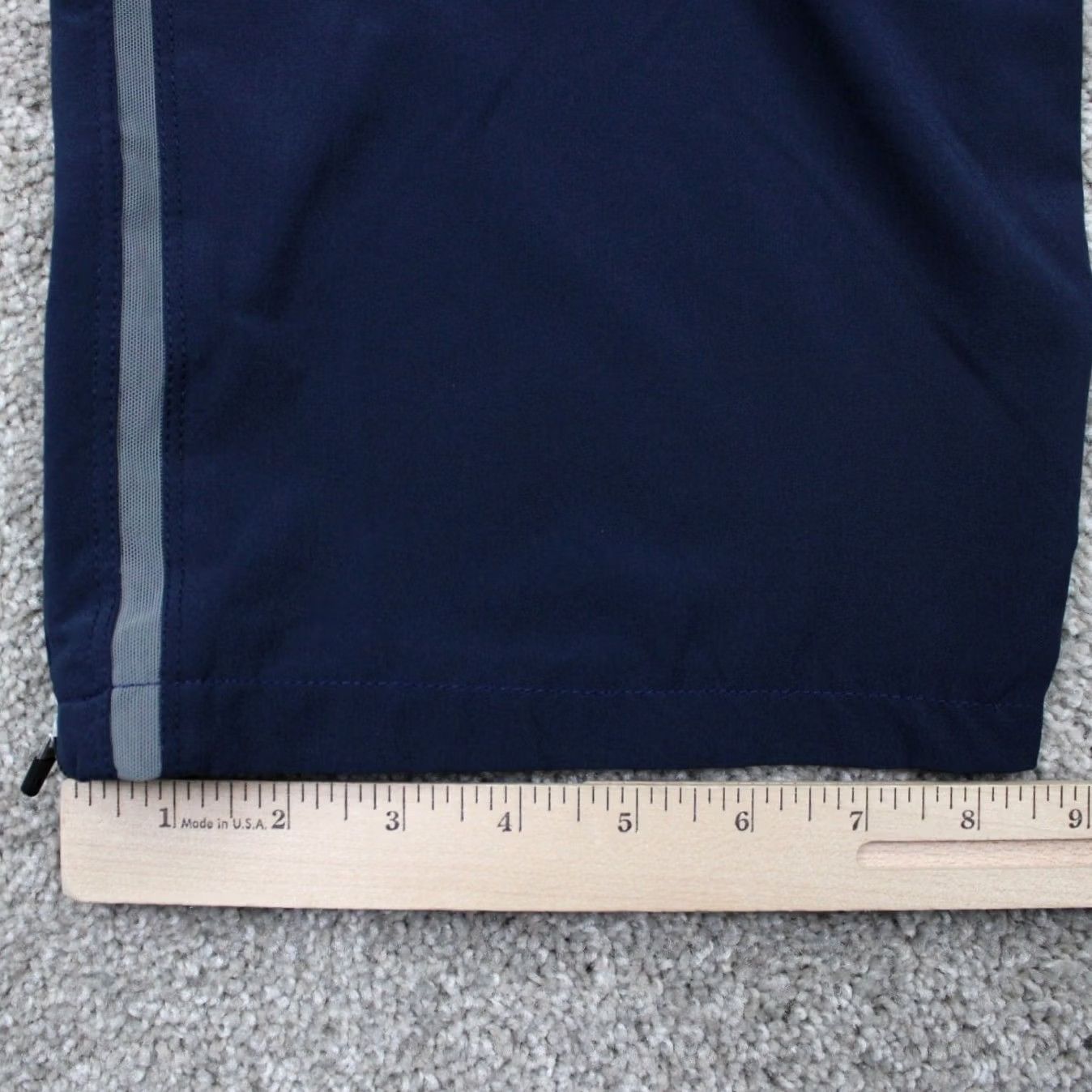 Nike Nike Pants Mens L Blue Wind FitDry Zip Ankle Golf Rain Drawstring inseam Size US 33 - 5 Thumbnail