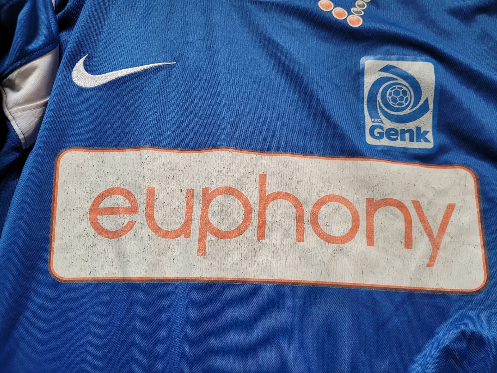 Nike Krc Genk Belgium 2011 2012 Home Shirt Jersey maillot Size US L / EU 52-54 / 3 - 10 Thumbnail