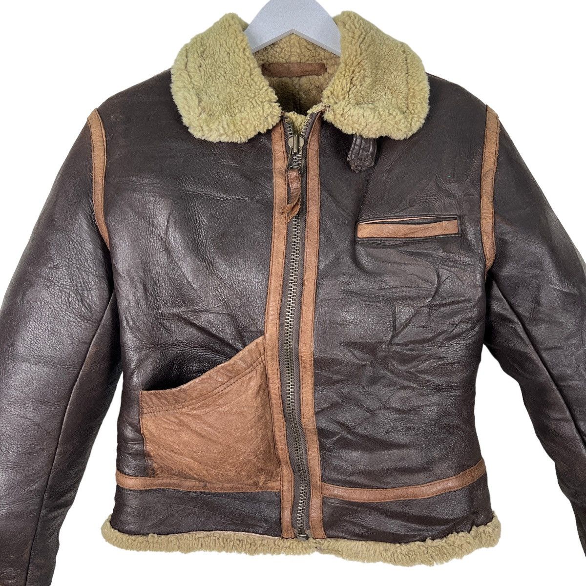 45rpm 🔥 ARCHIVES 45rpm KIRO HIRATA CROP LEATHER SHEARLING JACKET Size US S / EU 44-46 / 1 - 10 Thumbnail