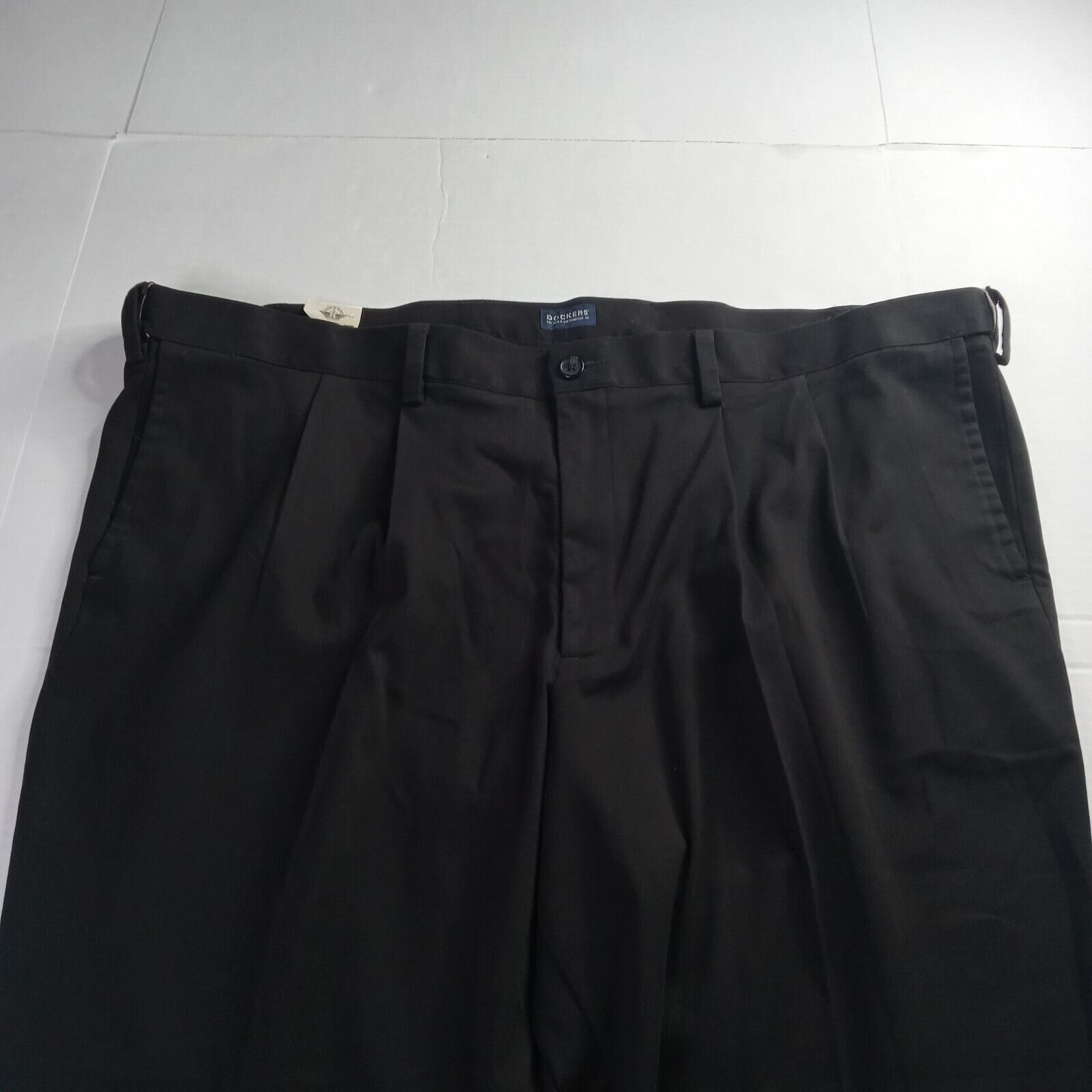 Dockers Dockers Easy Khakis Pants Mens 48x30 Black Classic Fit Size US 44 / EU 60 - 4 Thumbnail