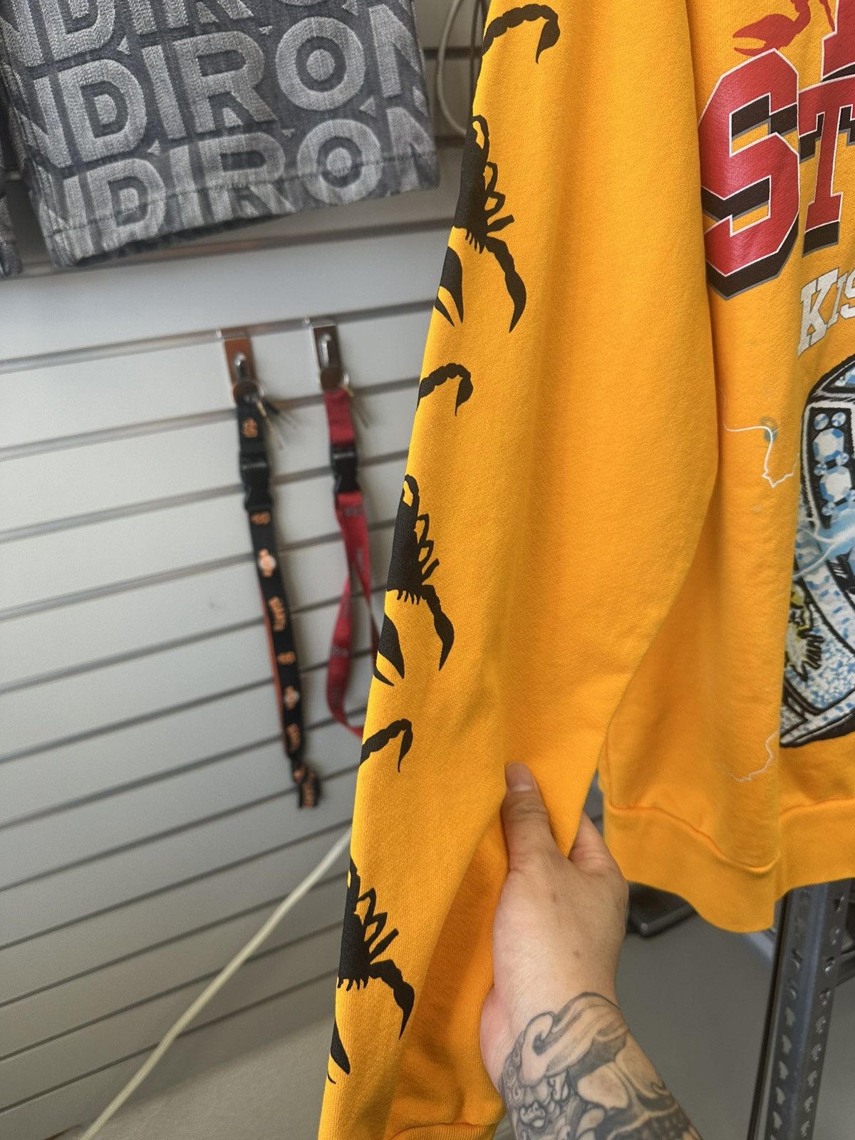 Other FASHION REBELS Rome Streetz Kiss The Ring Hoodie YELLOW Size US S / EU 44-46 / 1 - 6 Thumbnail