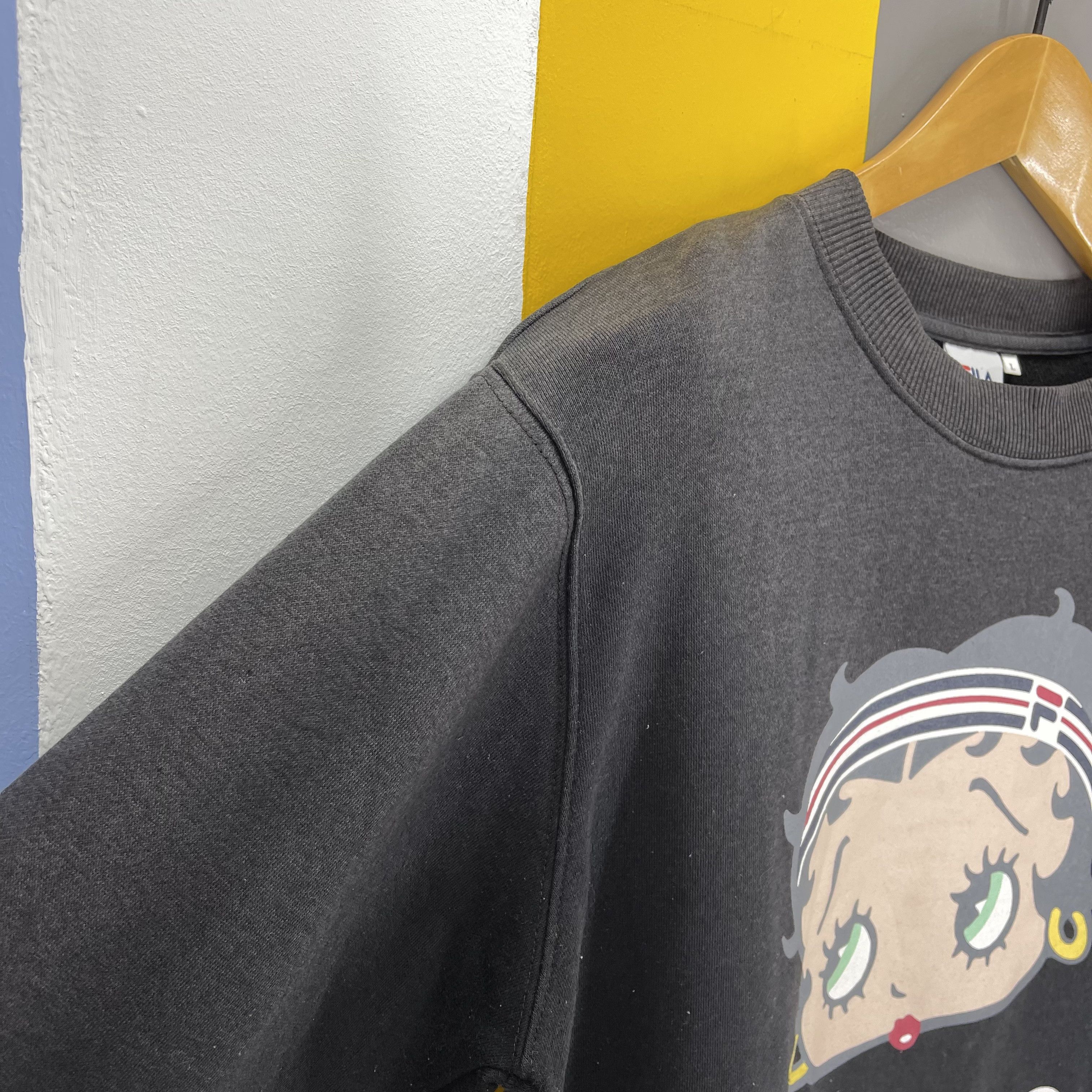 Fila FILA x BETTY BOOP Crew Neck Sweatshirt #1238/AQ Size US M / EU 48-50 / 2 - 4 Thumbnail
