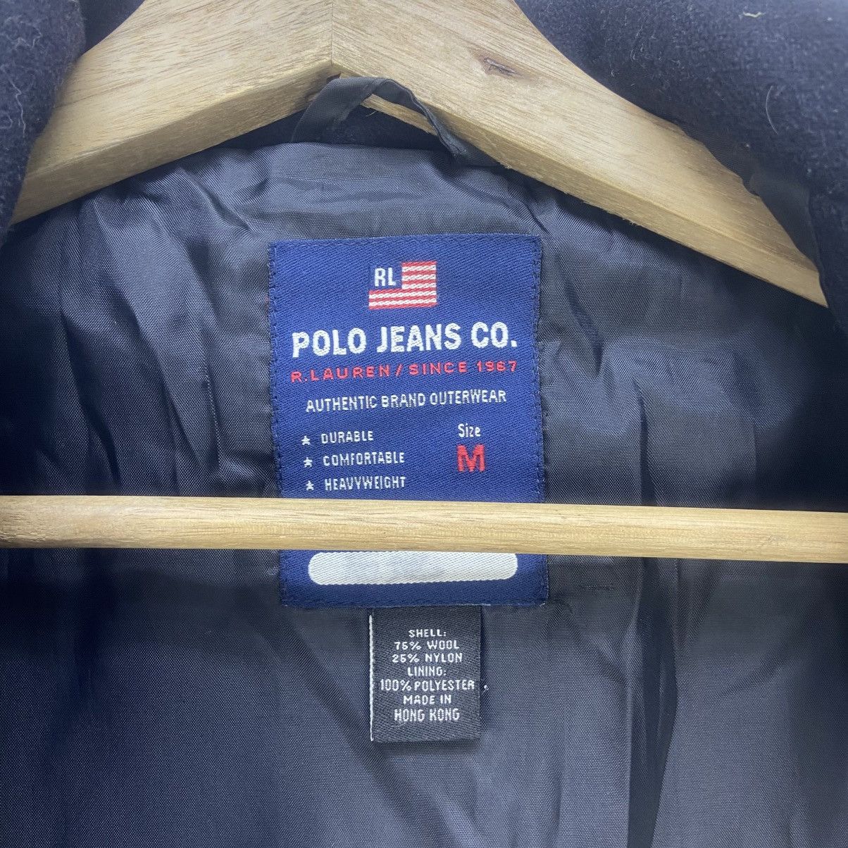 Ralph Lauren 🔥90s Polo Jeans Co. Ralph Lauren Double Breasted Wool Coat Size US M / EU 48-50 / 2 - 11 Thumbnail