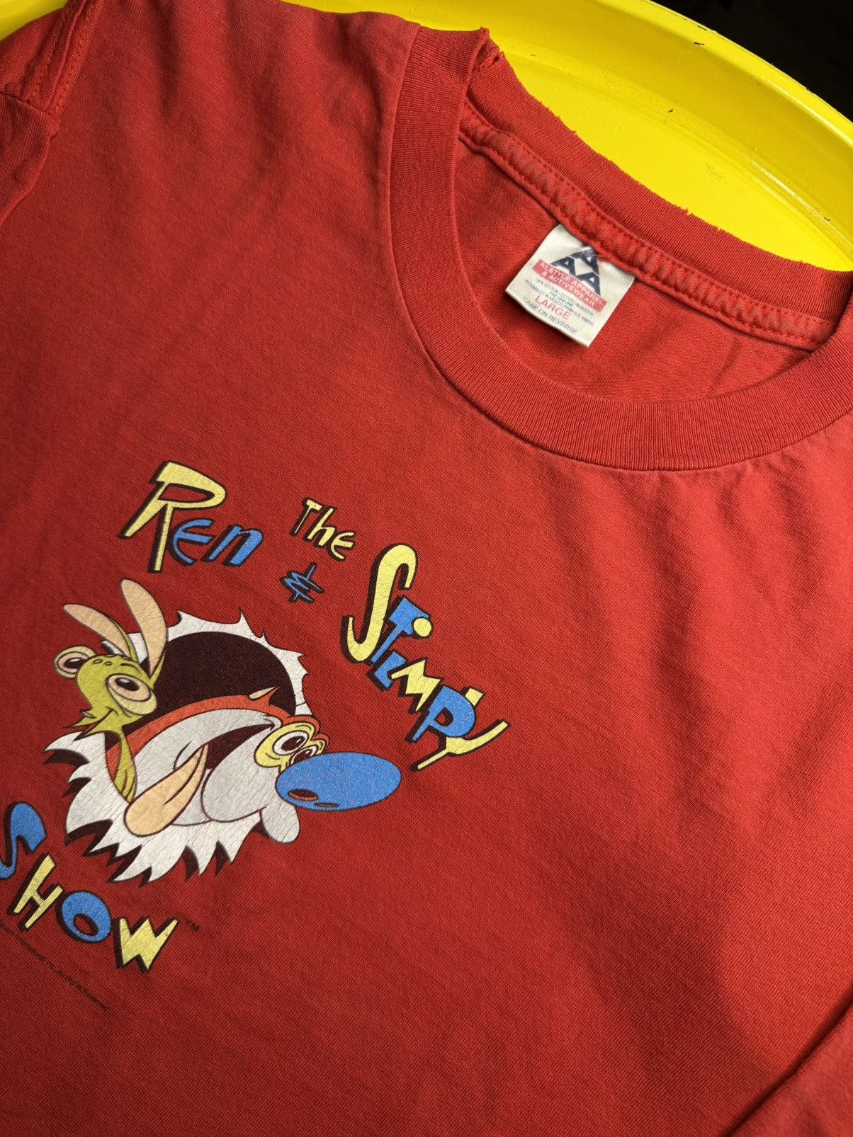 Vintage 2001 vintage Ren & Stimpy T-shirt Size US L / EU 52-54 / 3 - 2 Thumbnail