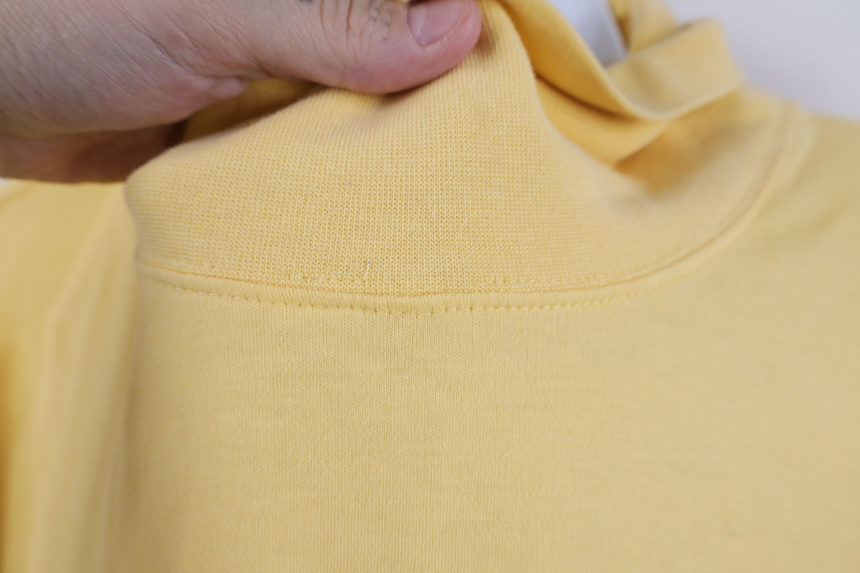 Brooks Brothers Vintage 90s Brook Brothers Turtleneck T-Shirt Yellow Cotton Size US L / EU 52-54 / 3 - 11 Thumbnail