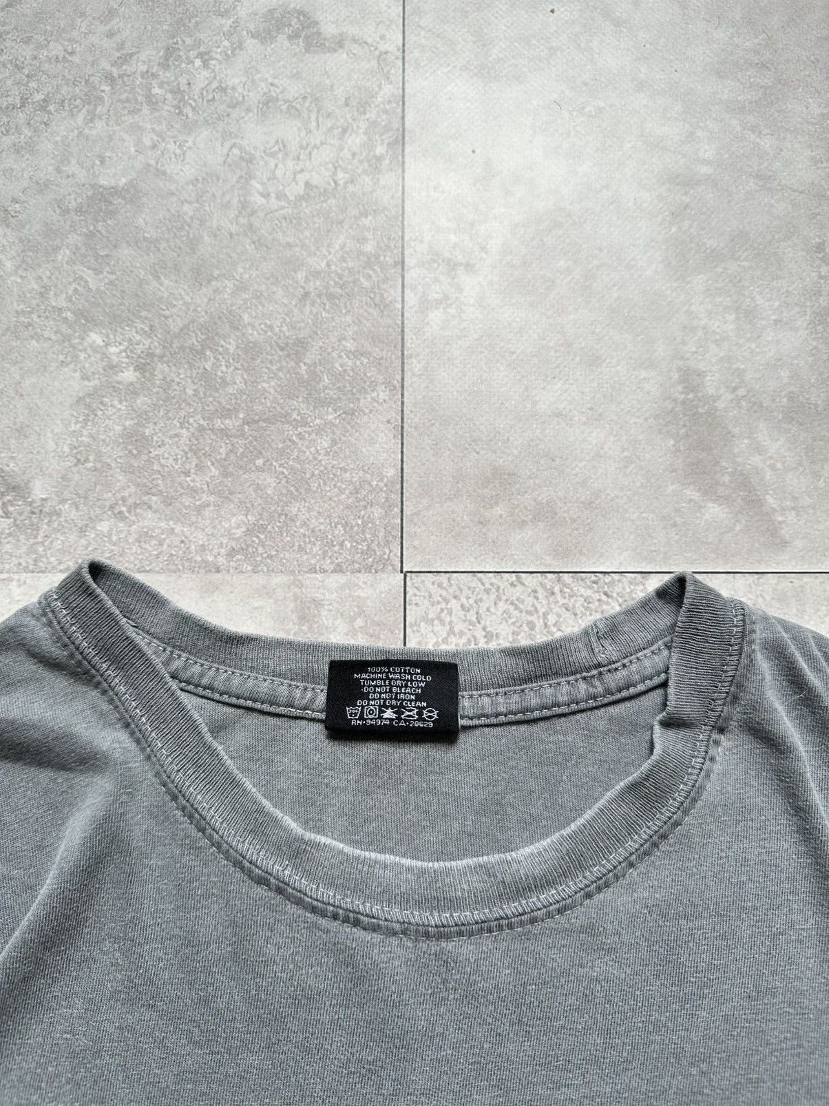 Stussy × Vintage Stussy Burly Threads Washed Big Logo Graphic Print T-Shirt Size US L / EU 52-54 / 3 - 9 Thumbnail