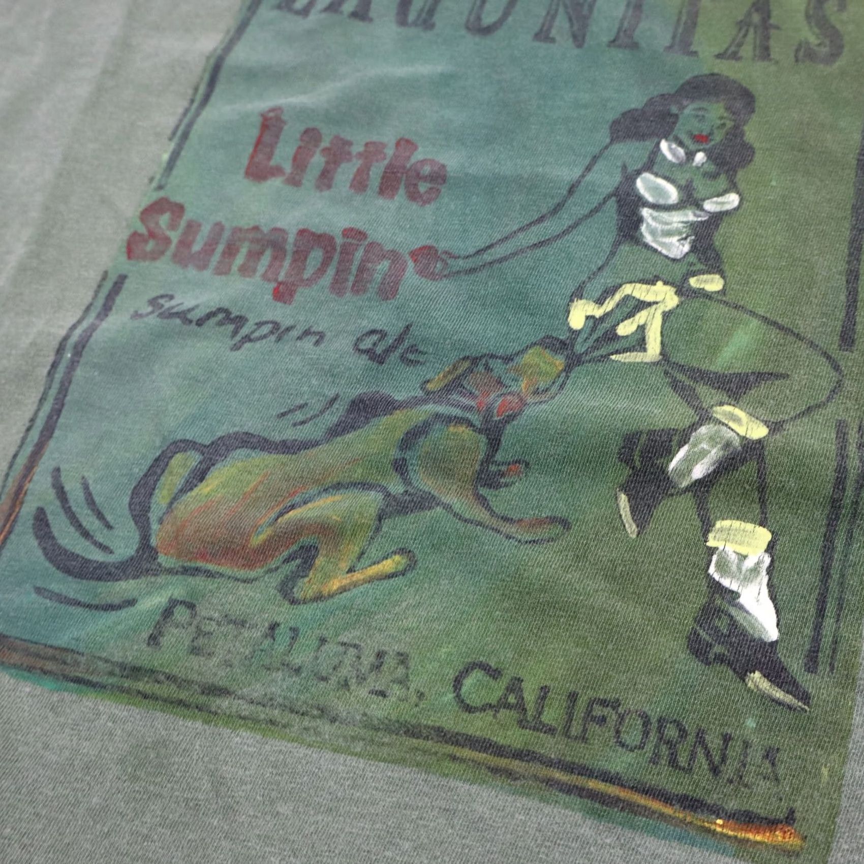 Vintage VINTAGE Authentic Pigment Lagunitas Little Sumpin Ale T Shirt Mens XL Green 90s Beer Funny Pin Up Dog Bite Streetwear Size US XL / EU 56 / 4 - 5 Thumbnail