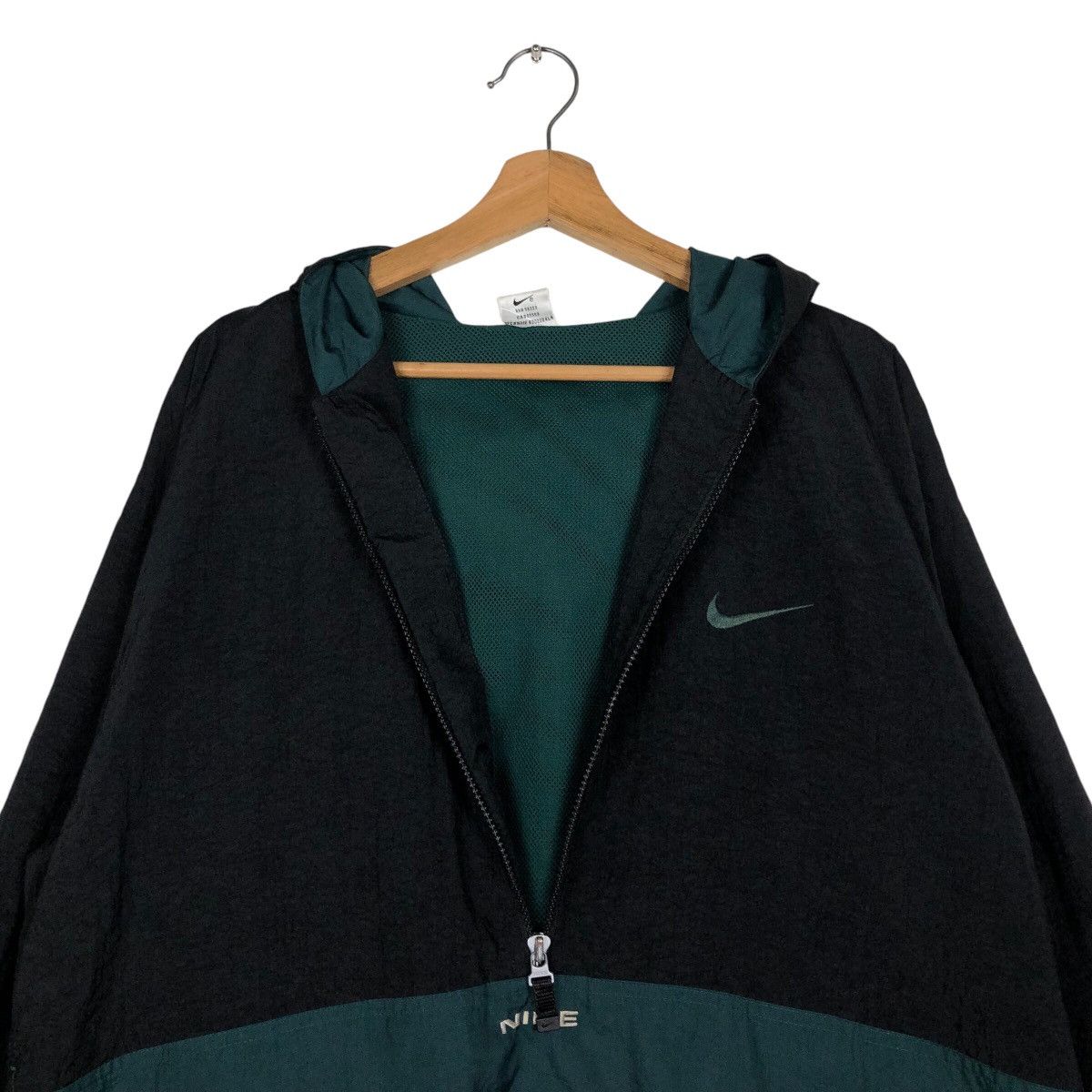 Nike 📌Vintage Anorak Jacket Nike Big Swoosh For Kids Size US L / EU 52-54 / 3 - 15 Thumbnail