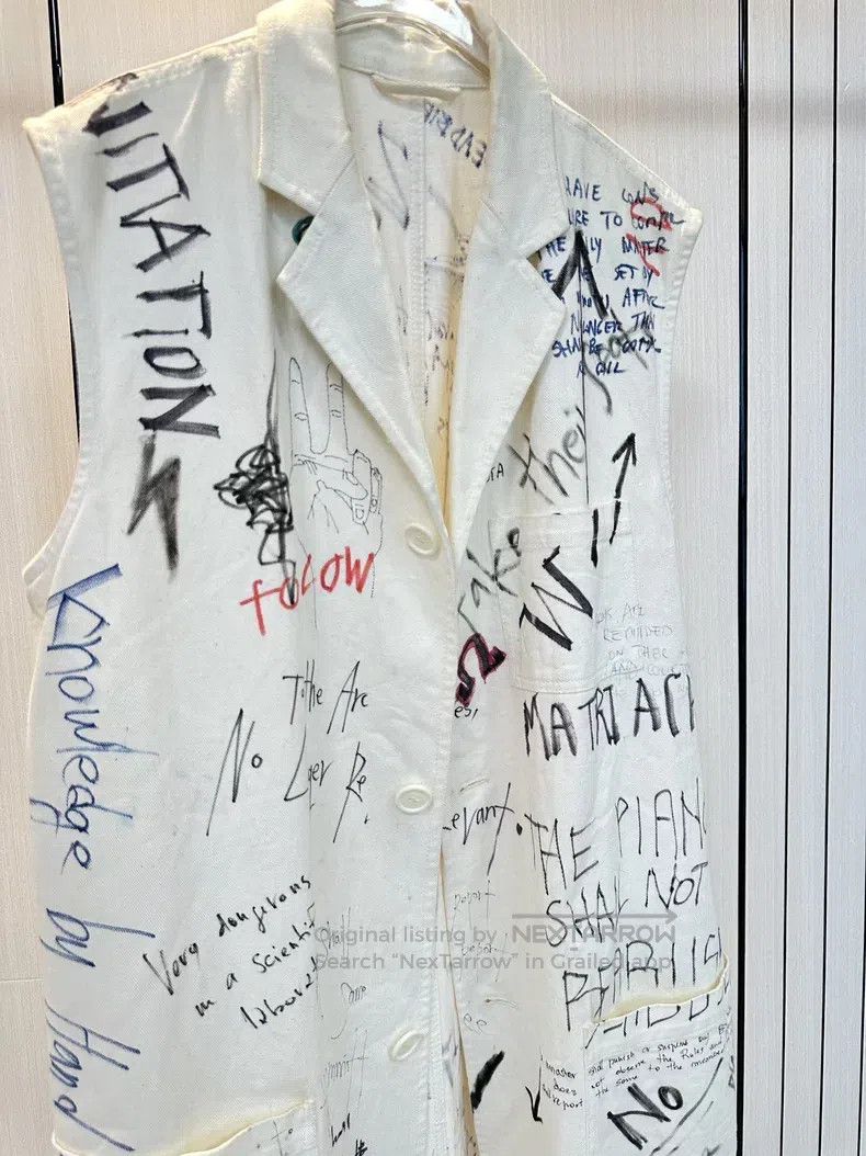 Raf Simons Raf Simons FW15 Graffiti Vest Jacket Size US M / EU 48-50 / 2 - 6 Thumbnail
