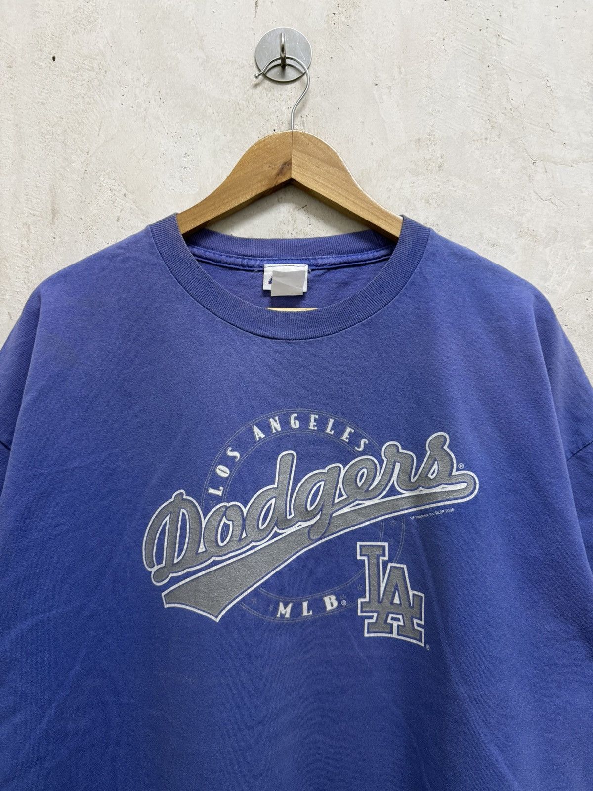 Vintage 2000s LA Dodgers MLB Faded Tees Size US XXL / EU 58 / 5 - 2 Thumbnail