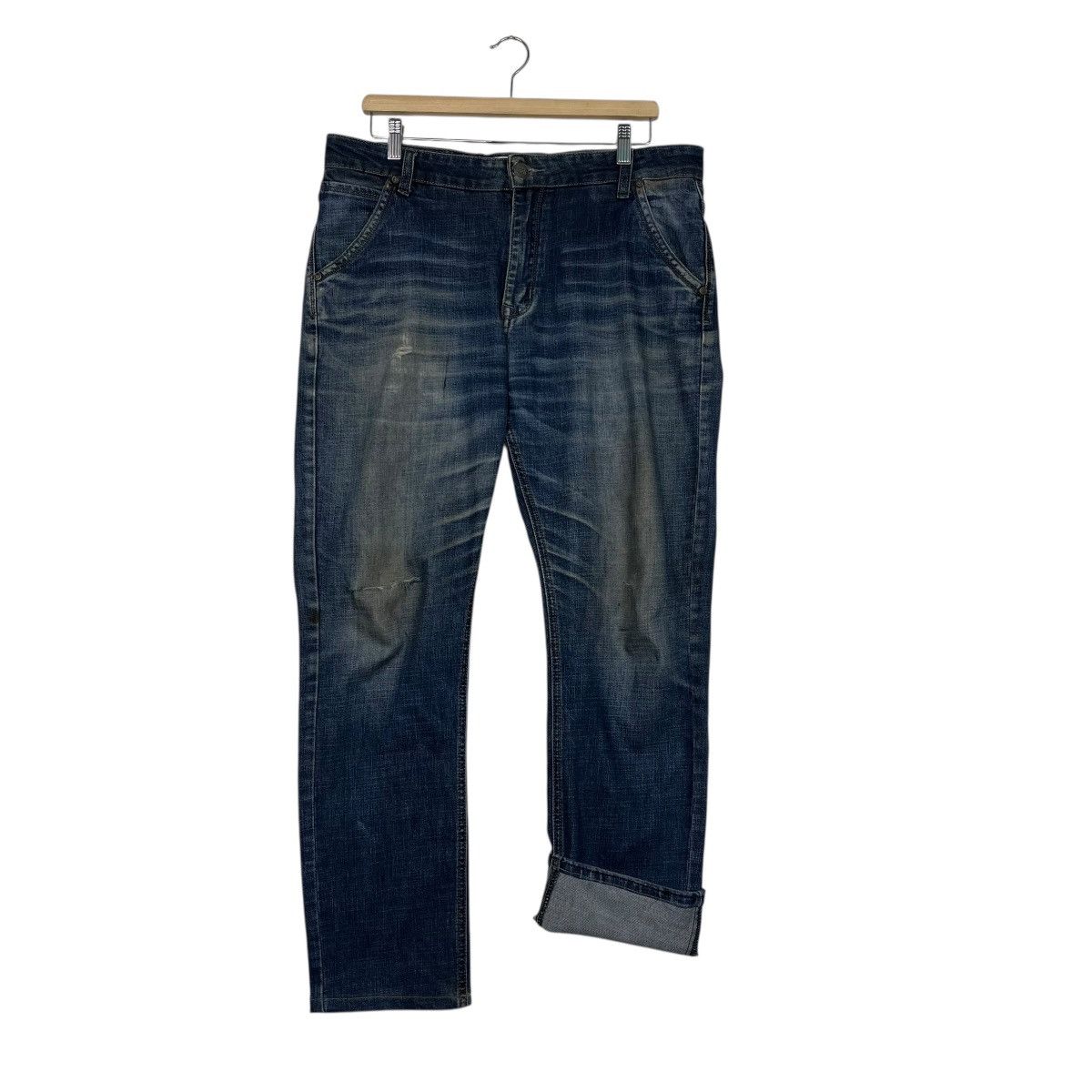 Armani Vintage Armani Jeans Distressed Denim Jeans Size US 34 / EU 50 - 11 Thumbnail