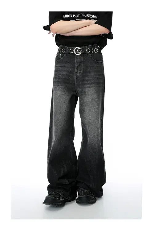 VIBE Baggy Black Denim Jeans Size US 32 / EU 48 - 5 Thumbnail