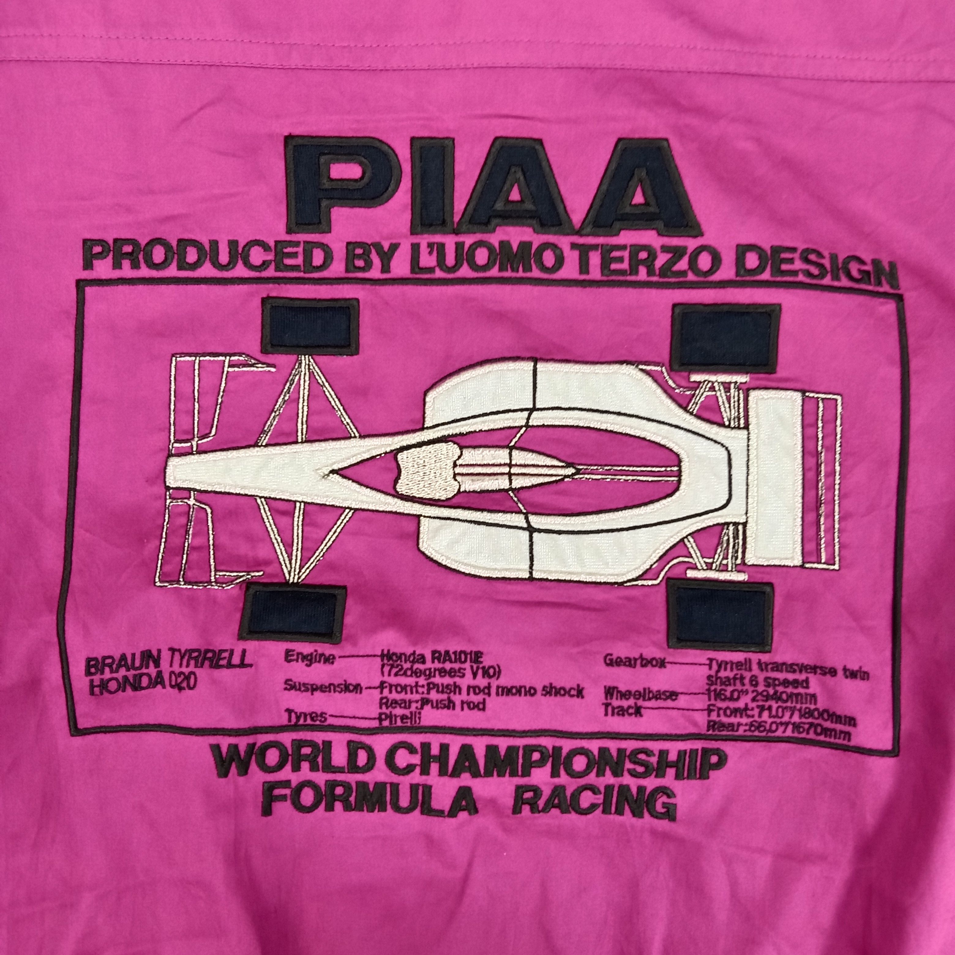 Japanese Brand × Vintage PIAA World Championship Formula One Racing Jacket Size US XL / EU 56 / 4 - 2 Thumbnail