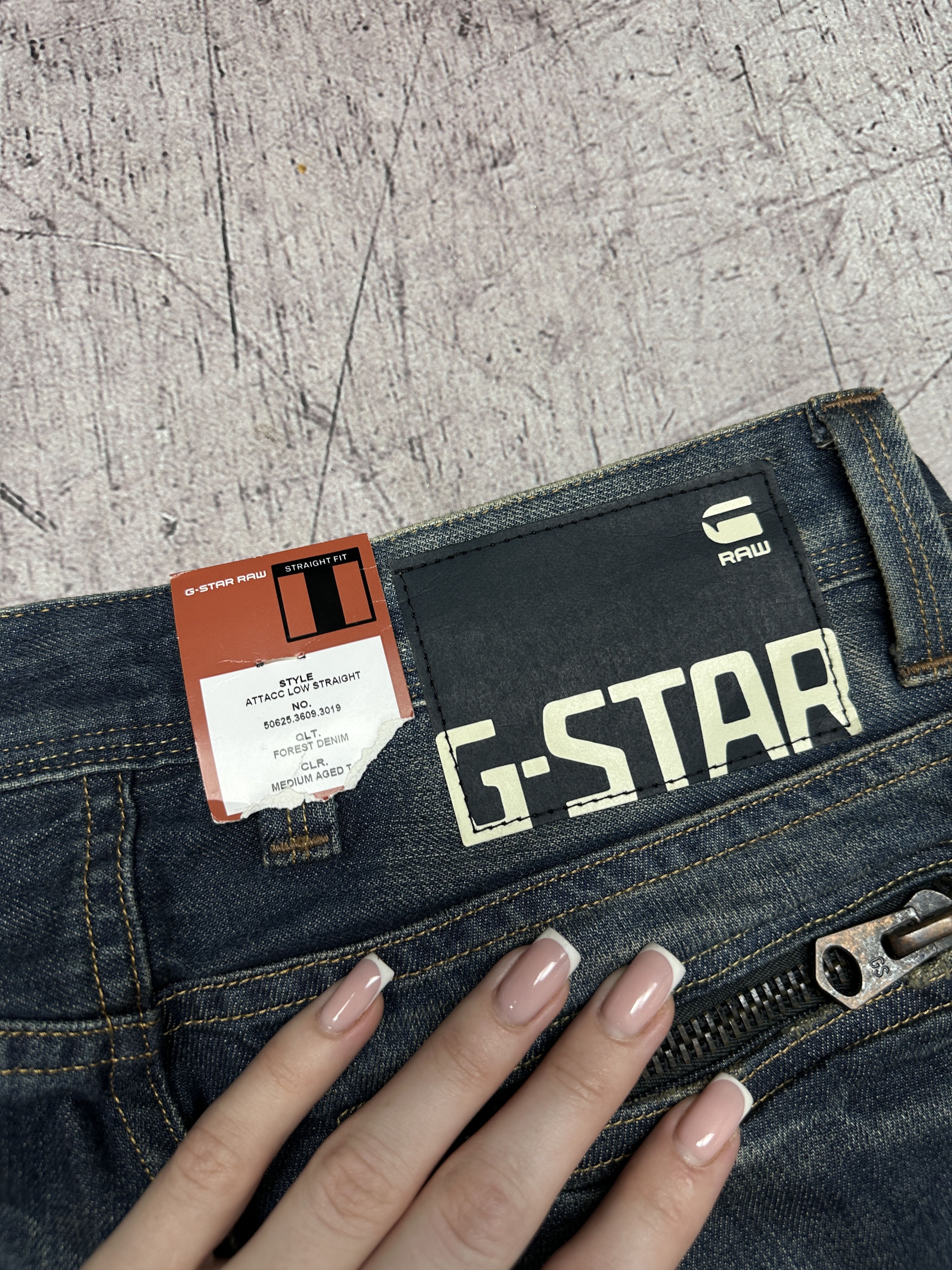 G-Star NEW G Star Raw Attacc Low Straight Mens Denim Pants Jeans Size US 29 - 3 Thumbnail