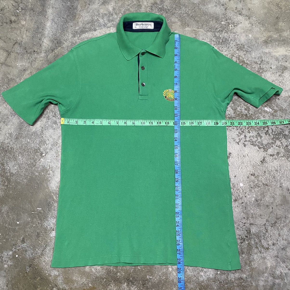 Burberry Vintage Burberrys Polo T Shirt Made in England Size US M / EU 48-50 / 2 - 10 Thumbnail