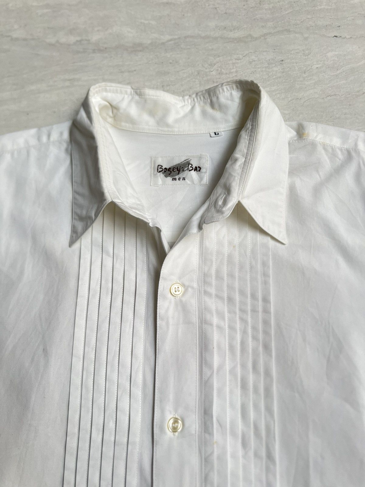 Yohji Yamamoto BOSEY’S BAZ MEN White Shirt Size US L / EU 52-54 / 3 - 4 Thumbnail