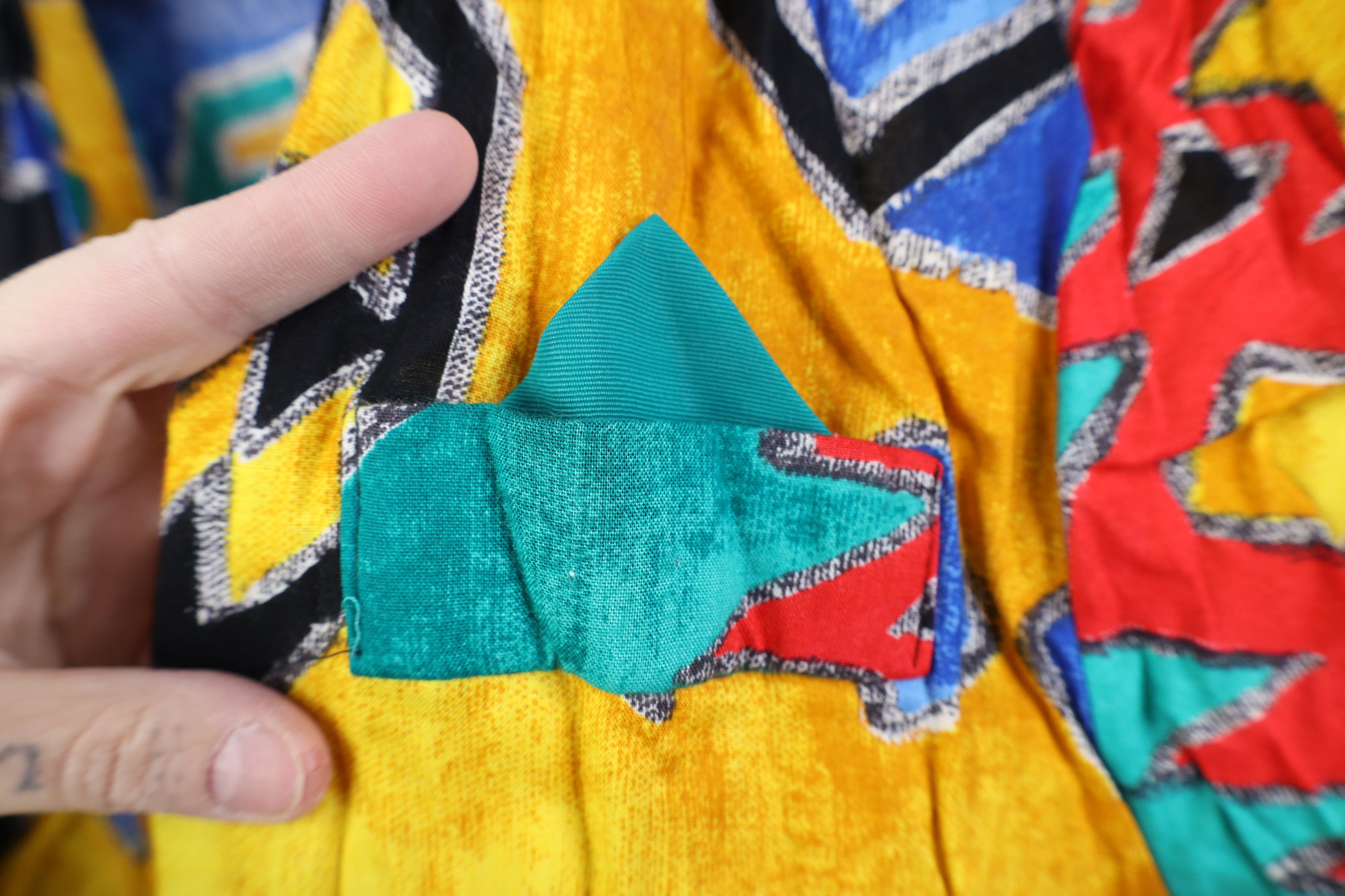 Vintage Vintage 90s Streetwear Southwestern Open Front Jacket Size 3XL / US 20-22 - 4 Thumbnail
