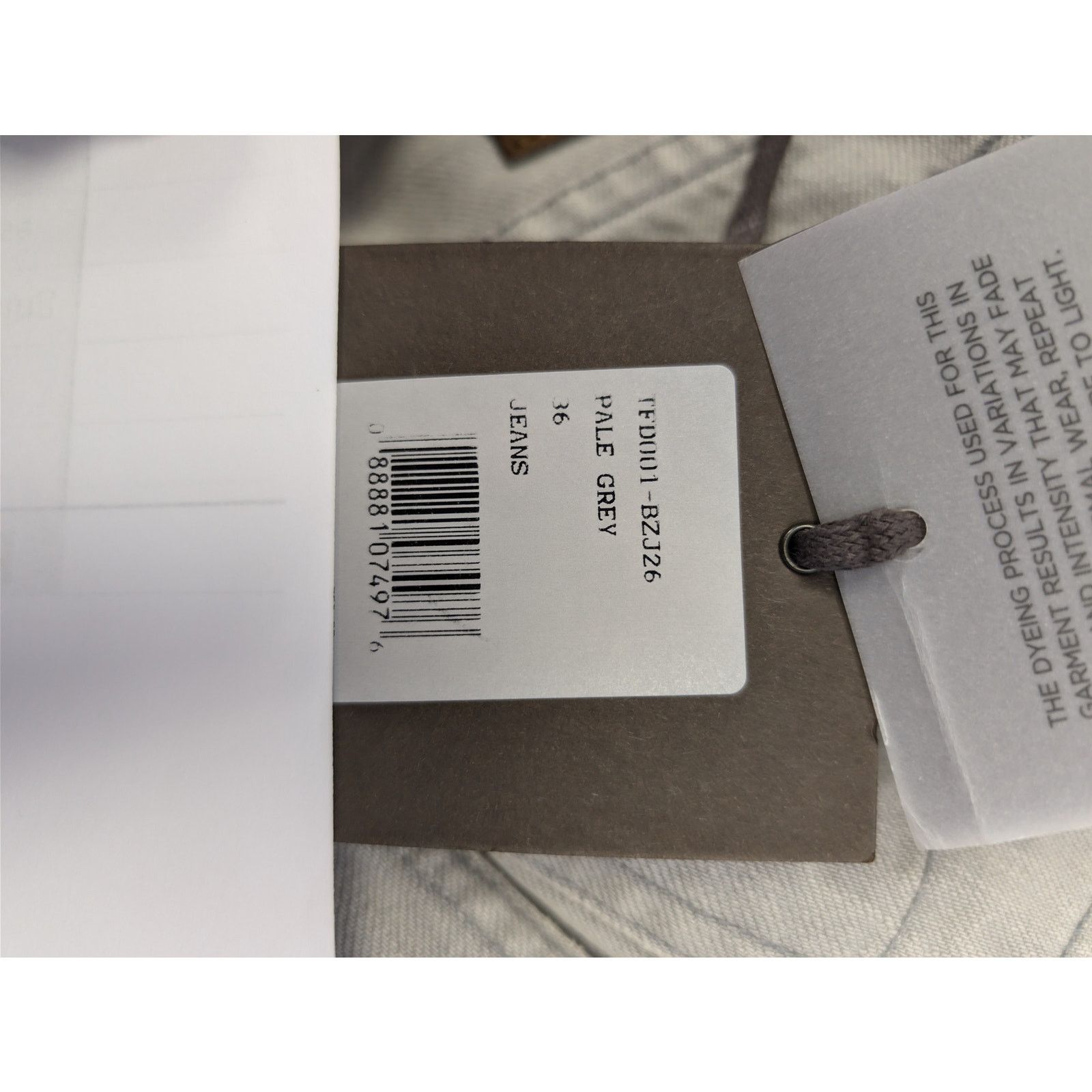 Tom Ford o1rshd1 Slim Fit Denim Jeans in Pale Grey Size US 36 / EU 52 - 23 Thumbnail