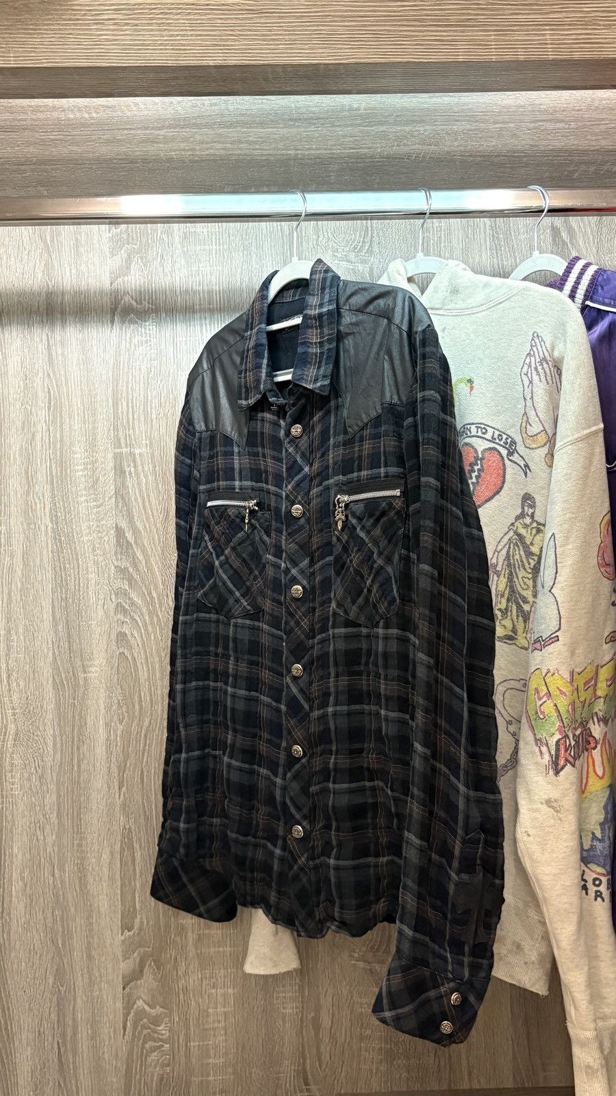 Chrome Hearts Chrome Hearts Flannel Shirt M Size US M / EU 48-50 / 2 - 1 Thumbnail