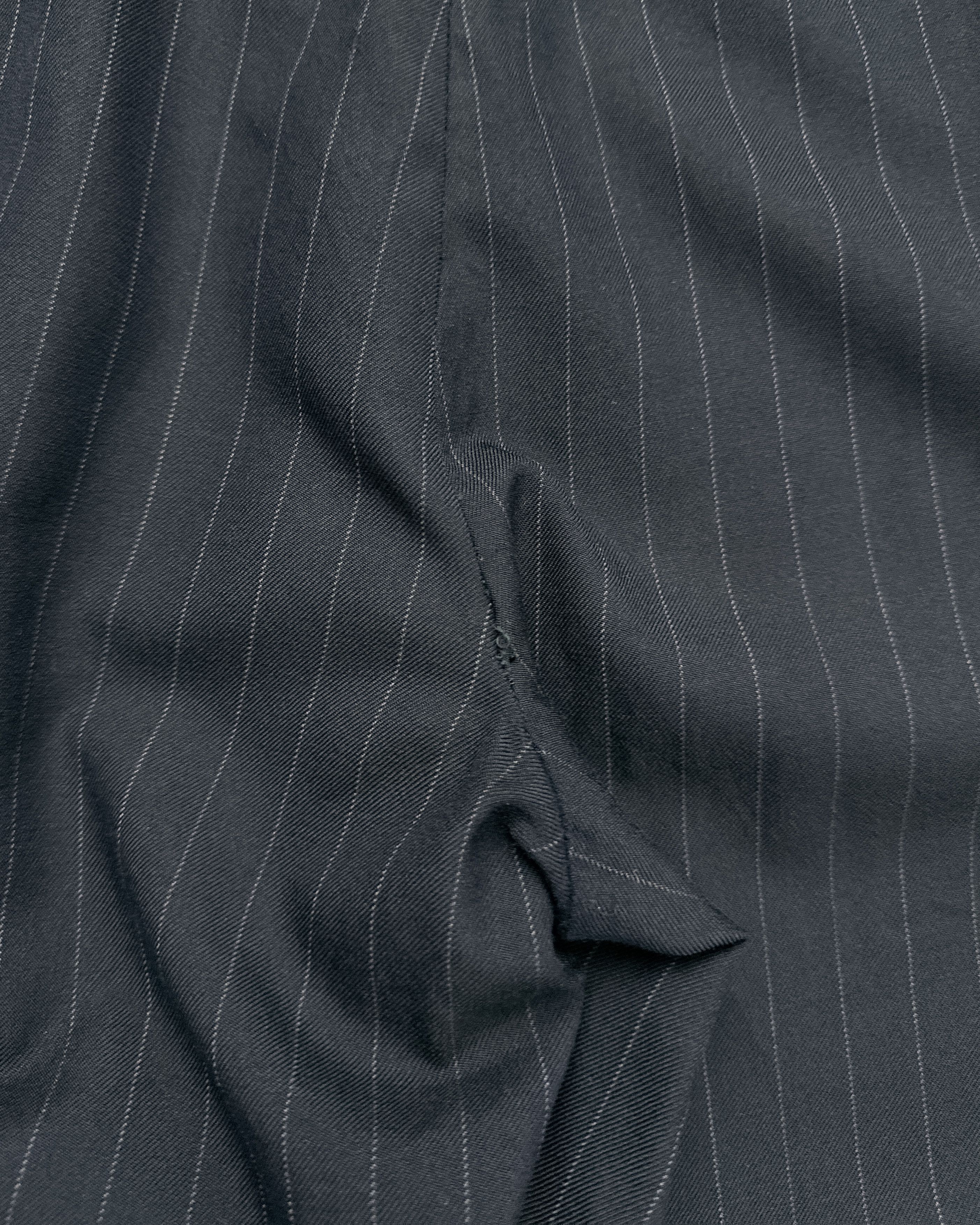 Vintage Vintage 1950s Pin Striped High Rise Trousers Dress Pants 36 Size US 36 / EU 52 - 9 Thumbnail