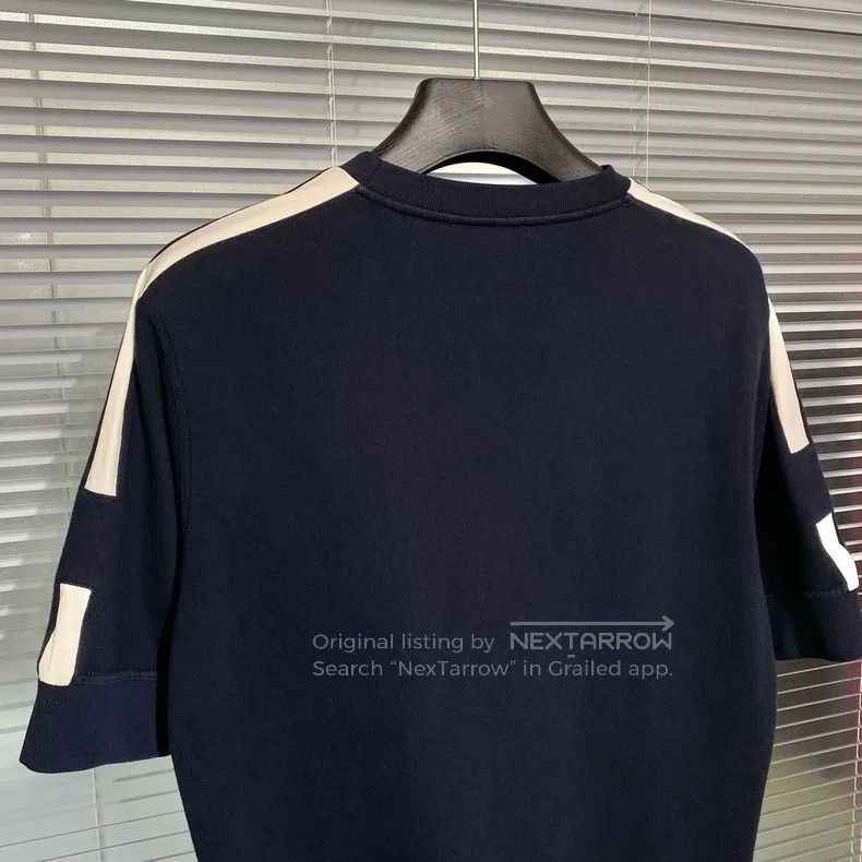 Hermes Hermes Short sleeve, ribbed neckline, heavyweight combed Size L / US 10 / IT 46 - 3 Thumbnail
