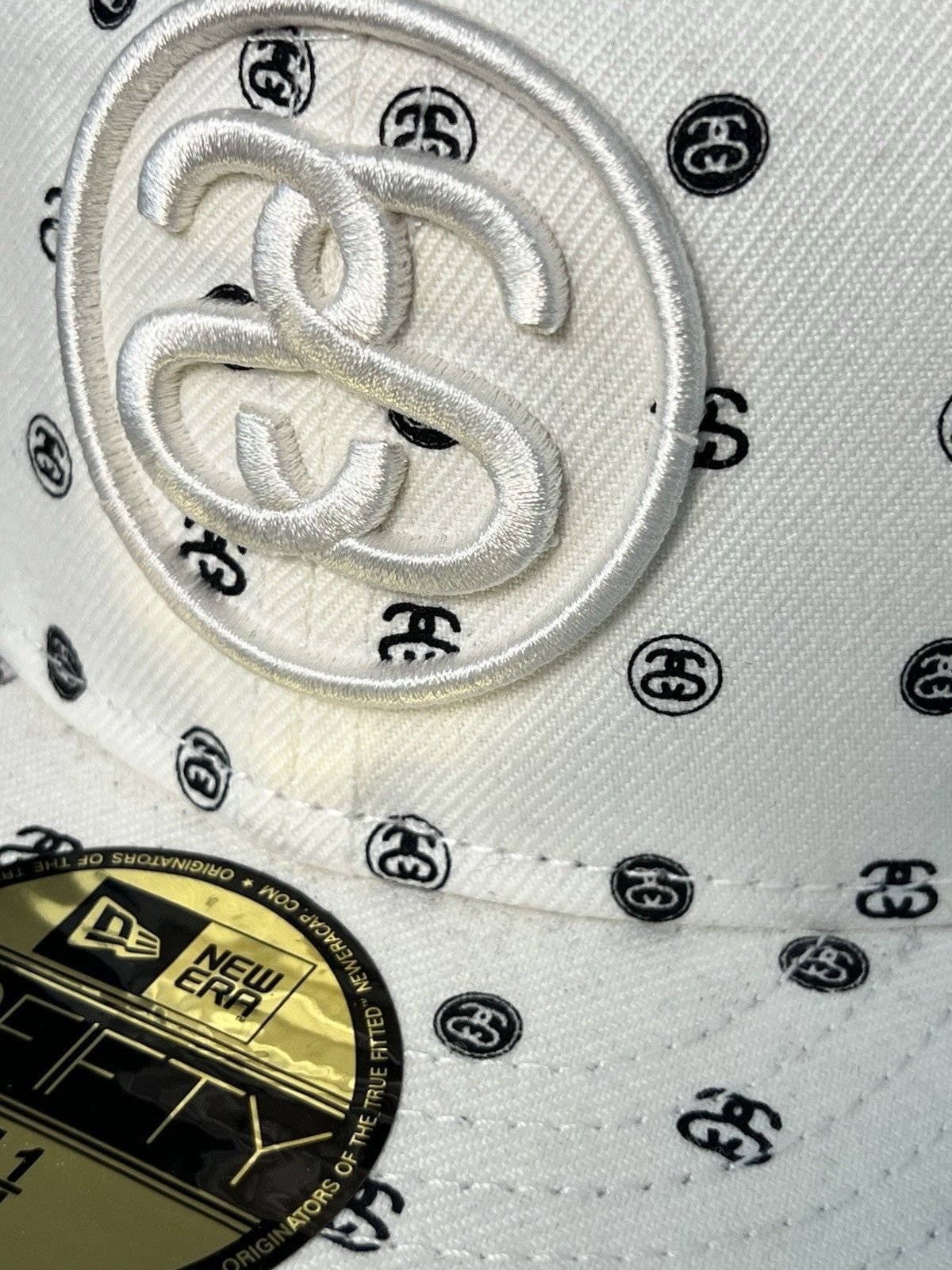 New Era × Stussy Stussy X New Era 59FIFTY Fitted Hat, NWT Size 7 1/4 (57.7cm) Size ONE SIZE - 3 Thumbnail