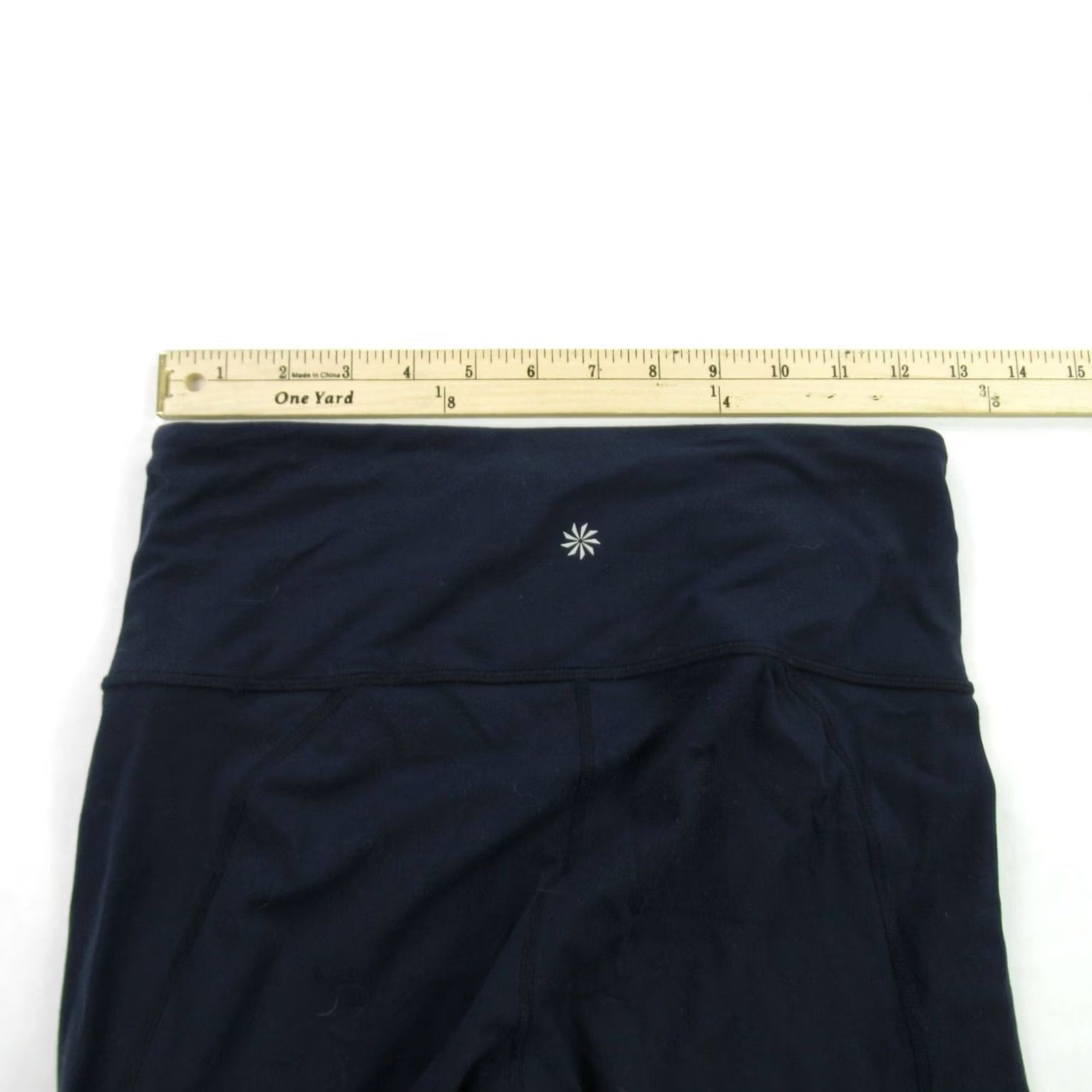 Athleta Athleta Leggings Women S Blue Workout Stretch Lightweight Mid Size 28" / US 6 / IT 42 - 4 Thumbnail
