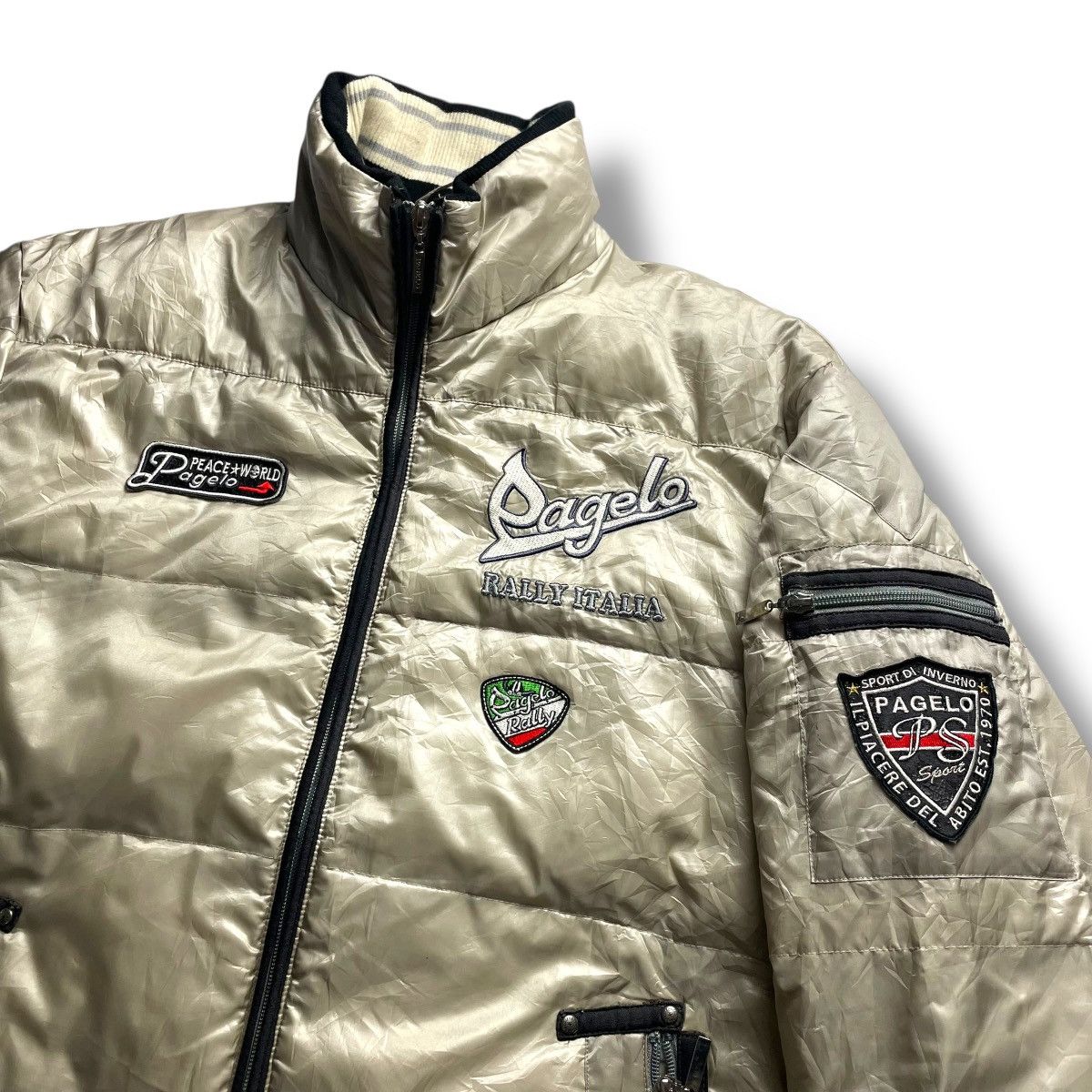 Sports Specialties 🇯🇵 PAGELO SPORTS PUFFER DOWN JACKET Size US L / EU 52-54 / 3 - 4 Thumbnail