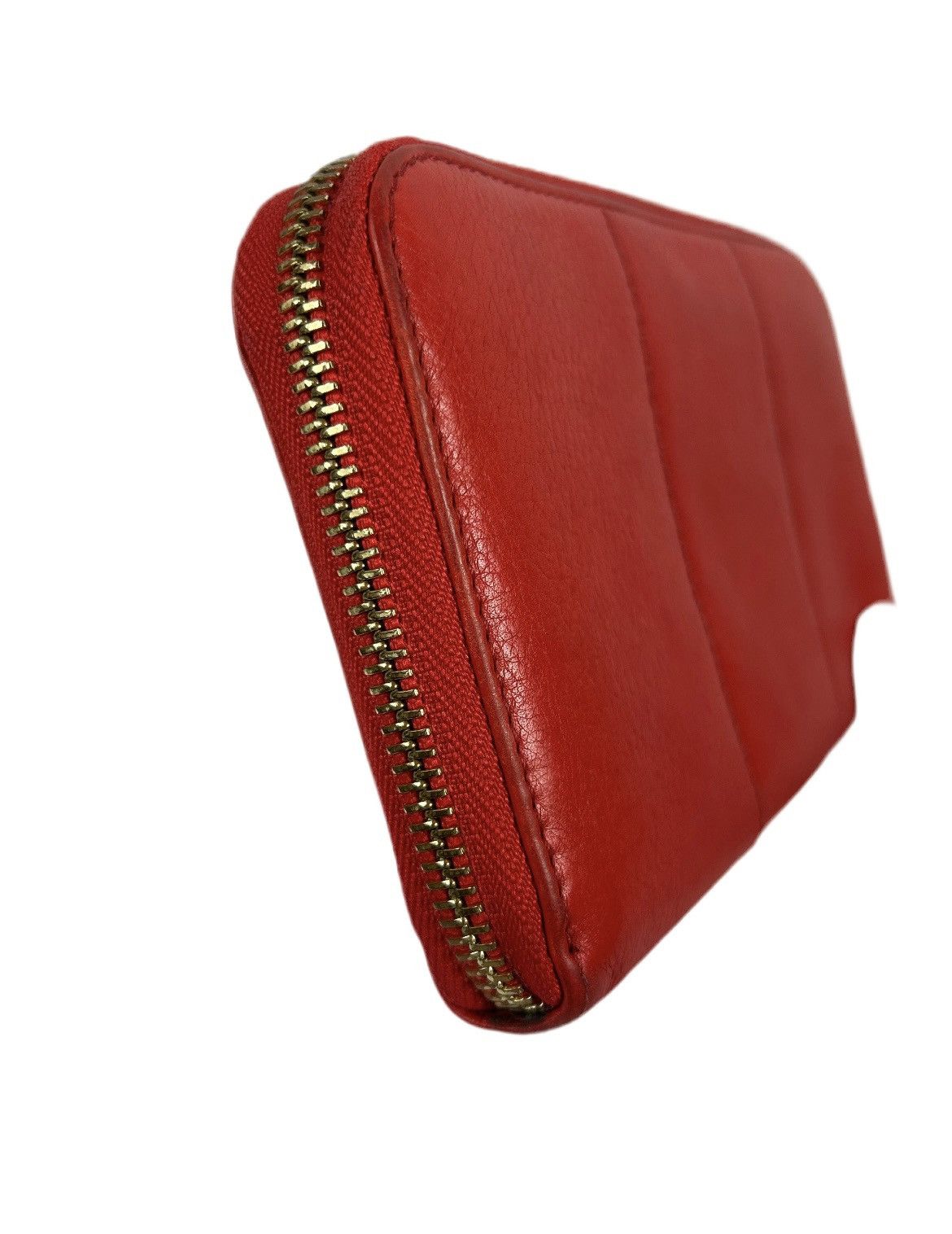 Salvatore Ferragamo Ferragamo Red Leather Zippy Wallet Size ONE SIZE - 6 Thumbnail