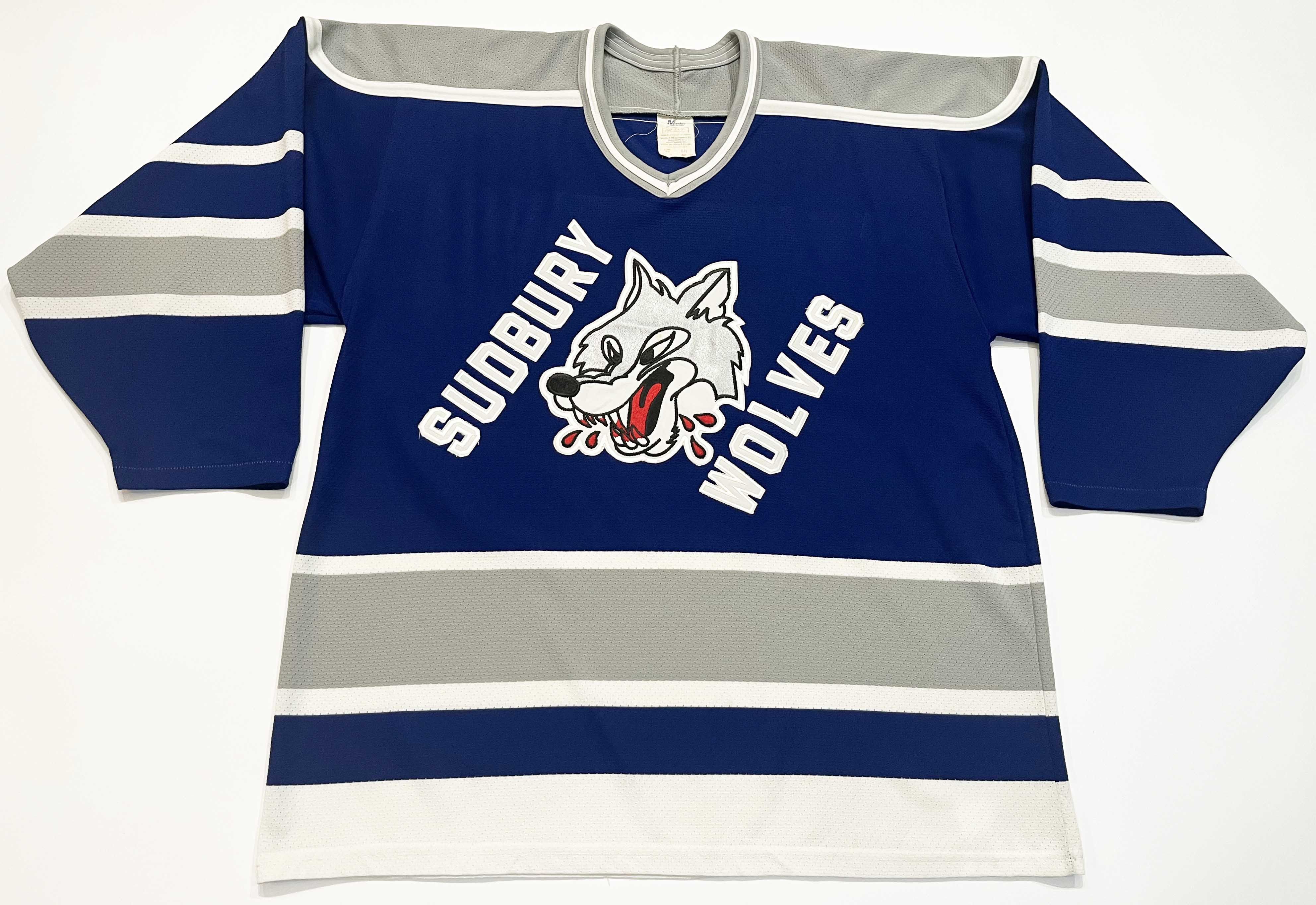Vintage Vintage Maska Sudbury Wolves #7 OHL Hockey Jersey Size US L / EU 52-54 / 3 - 1 Thumbnail