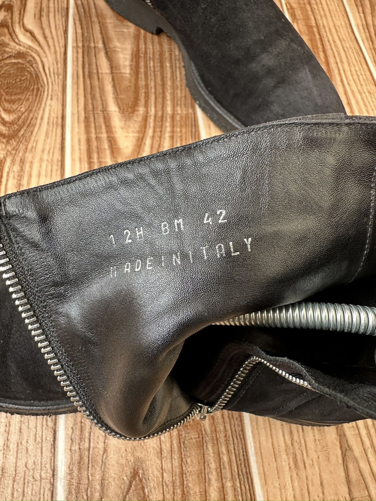 Dior × Kris Van Assche Dior Homme KVA 12AW Calf Skin Zip Boots Size US 9 / EU 42 - 15 Thumbnail
