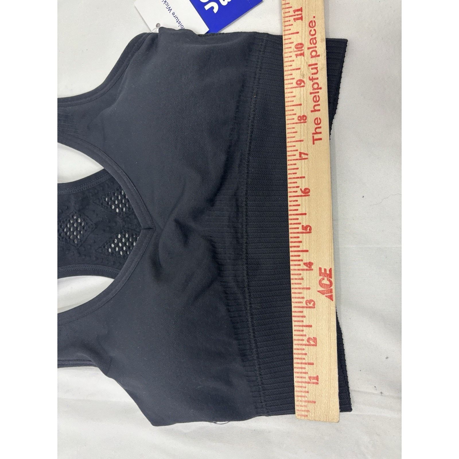 Target Basics BNWT Joy Lab Sports Bra Top Padded Women’s Size S Black Size ONE SIZE - 2 Thumbnail